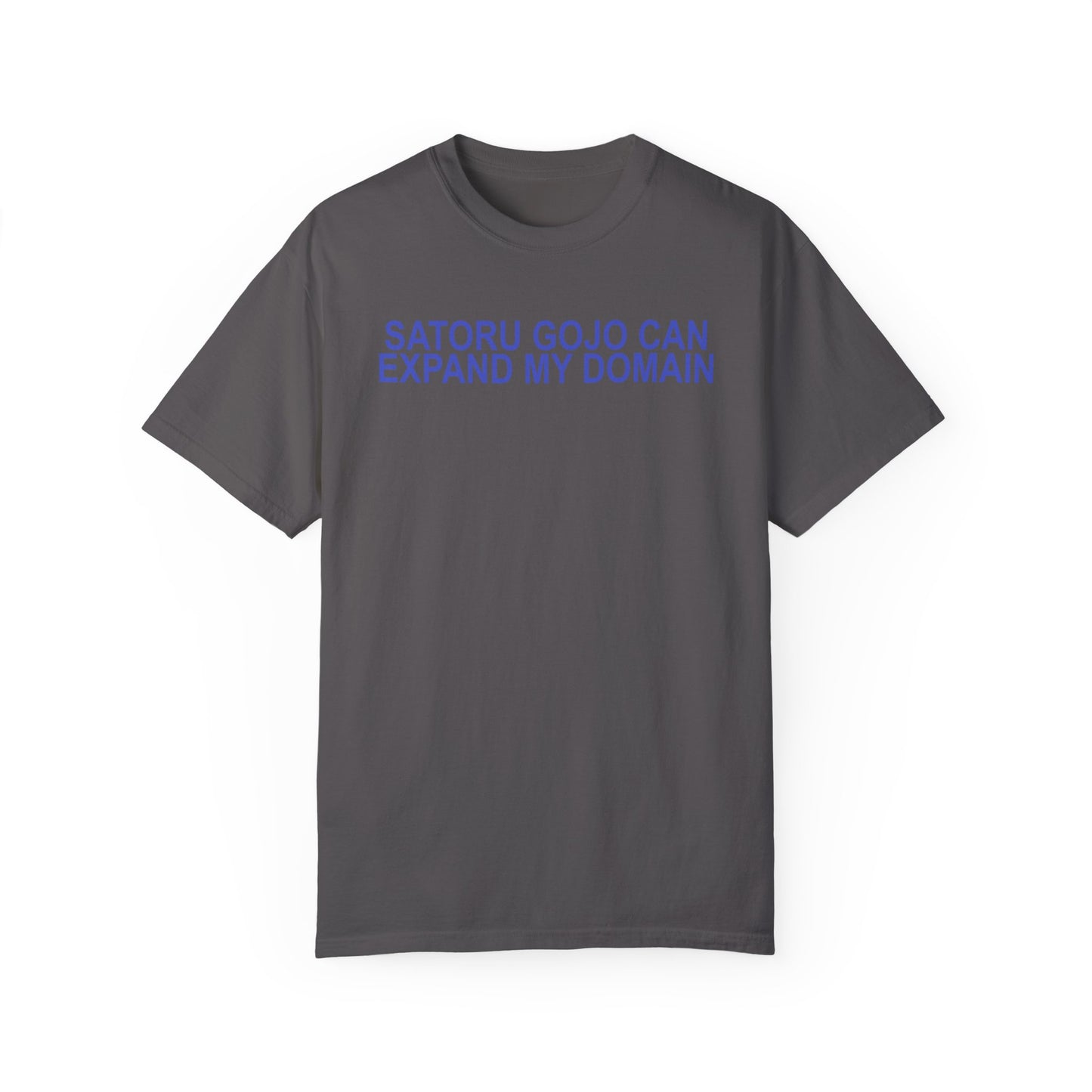 Expand my domain shirt Funny Gojos T-shirt Satorus merch for men women subtle minimal purple