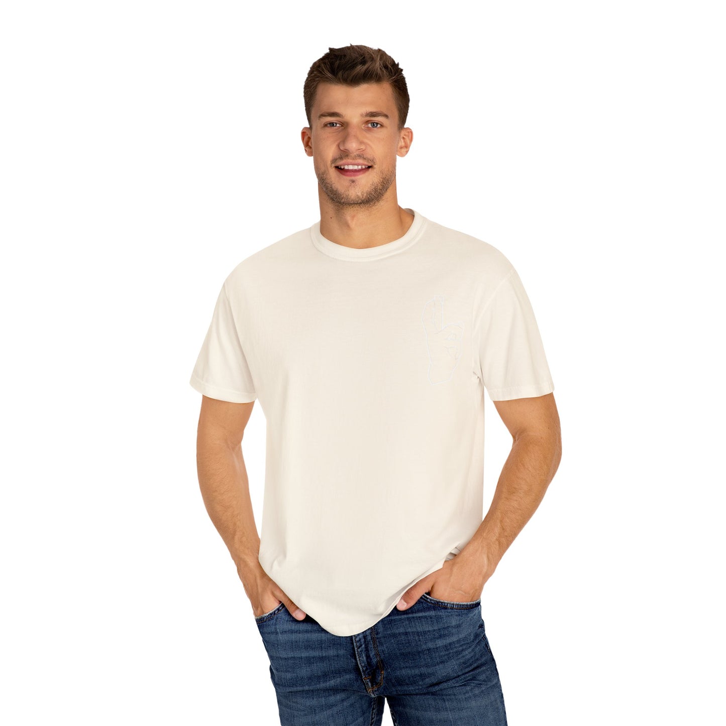 Gojos hand shirt T-shirt Satorus merch Expand my domain for men women subtle minimal sign