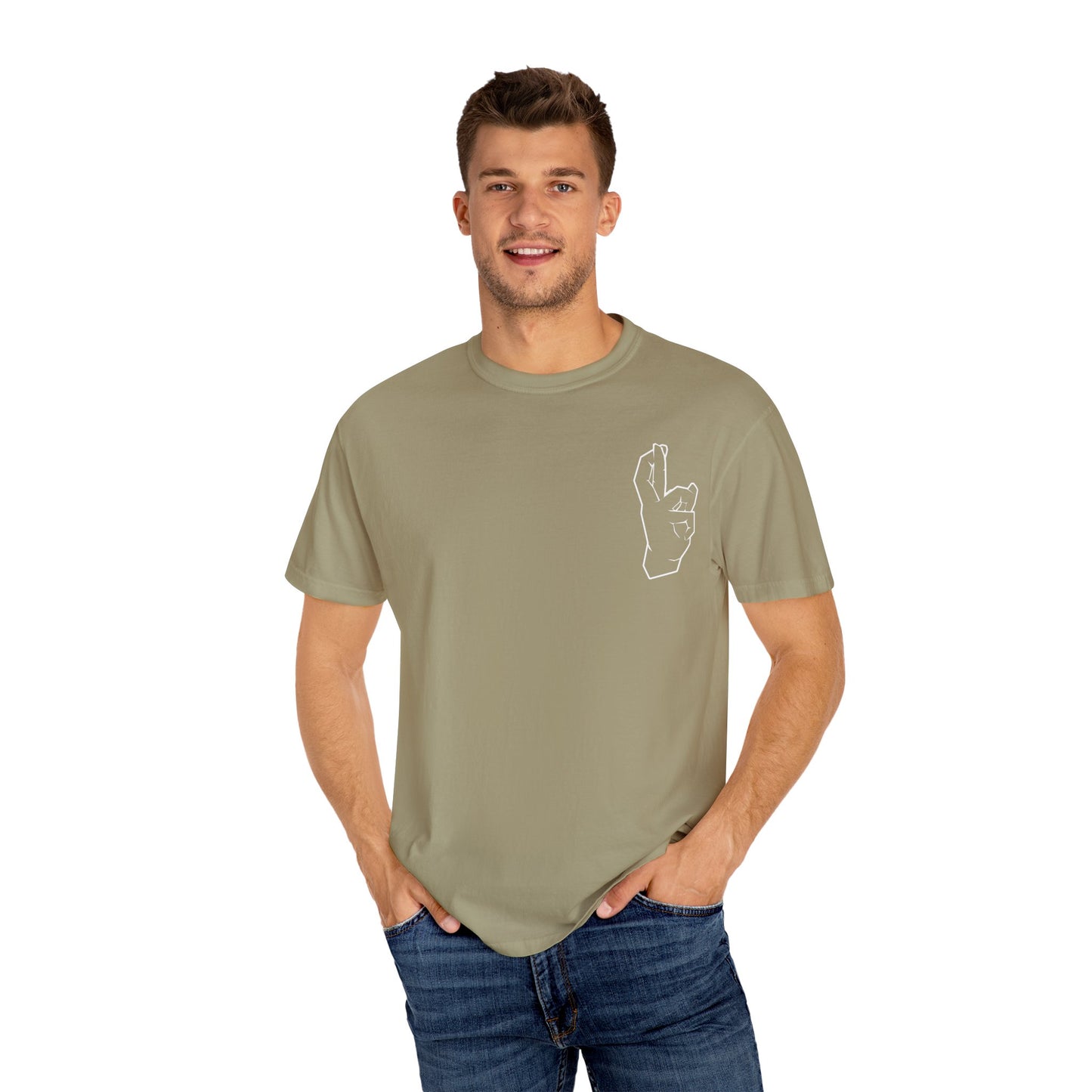 Gojos hand shirt T-shirt Satorus merch Expand my domain for men women subtle minimal sign