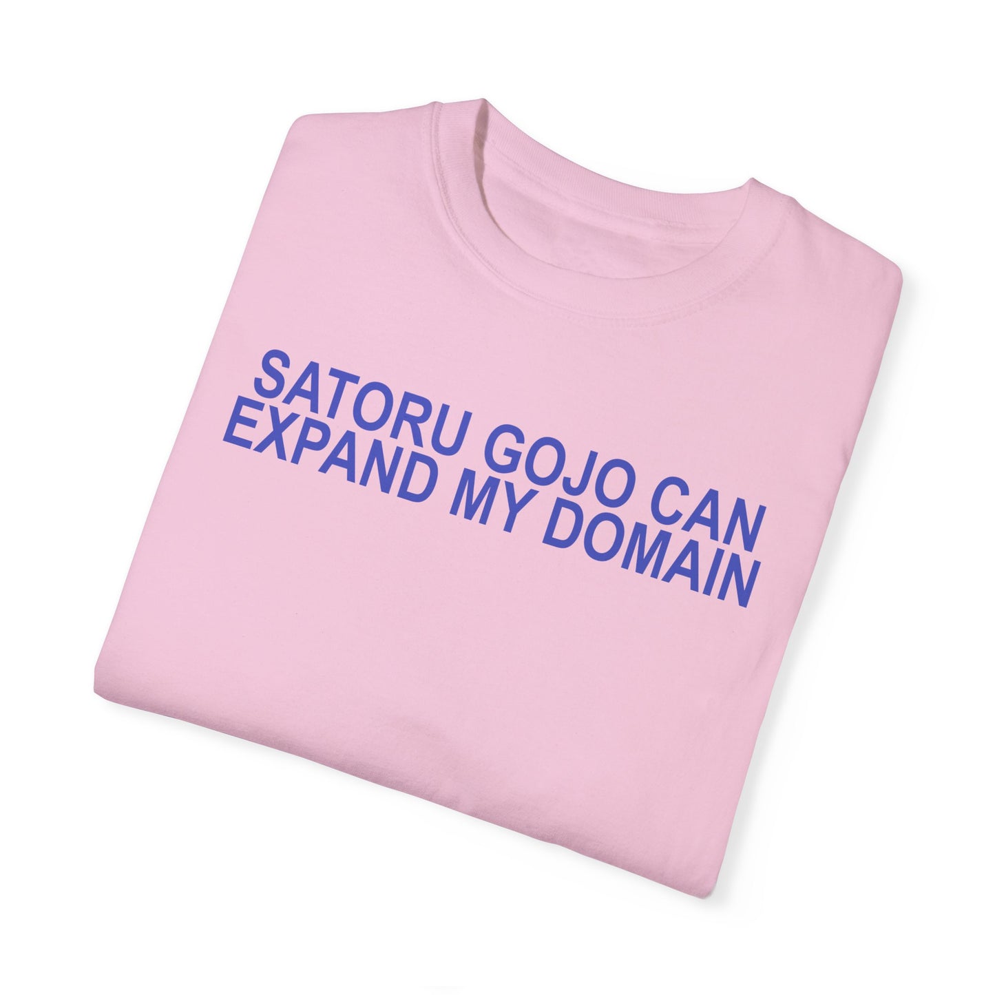 Expand my domain shirt Funny Gojos T-shirt Satorus merch for men women subtle minimal purple