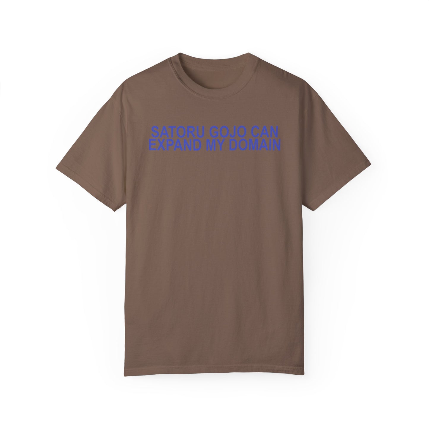 Expand my domain shirt Funny Gojos T-shirt Satorus merch for men women subtle minimal purple