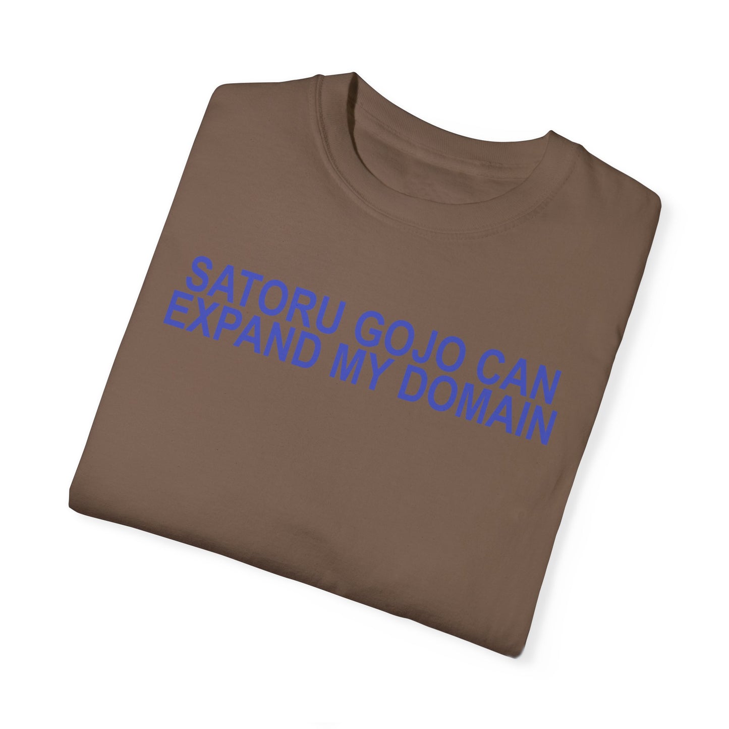 Expand my domain shirt Funny Gojos T-shirt Satorus merch for men women subtle minimal purple