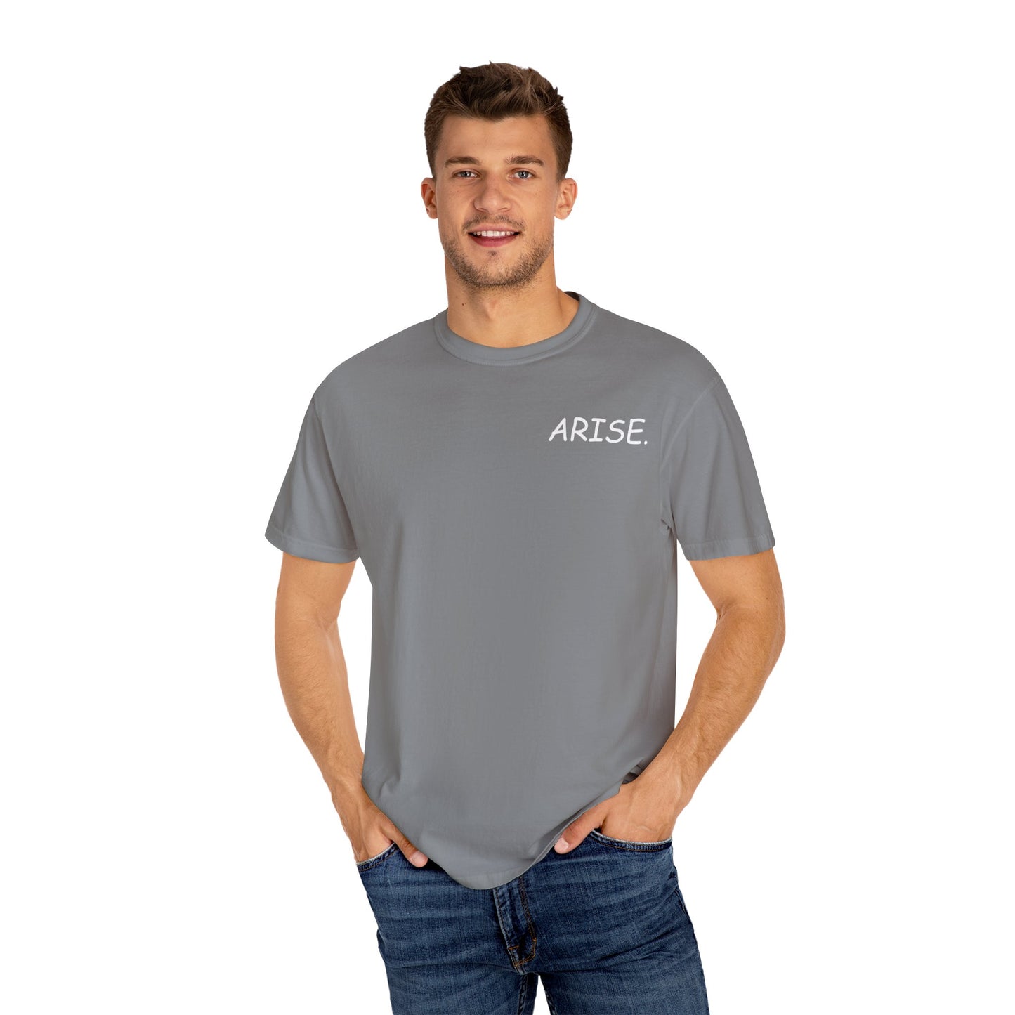 Arise. Solo Levels T-shirt Sung Igris Jinwoos Levelling Anime shirt for men women subtle minimal side