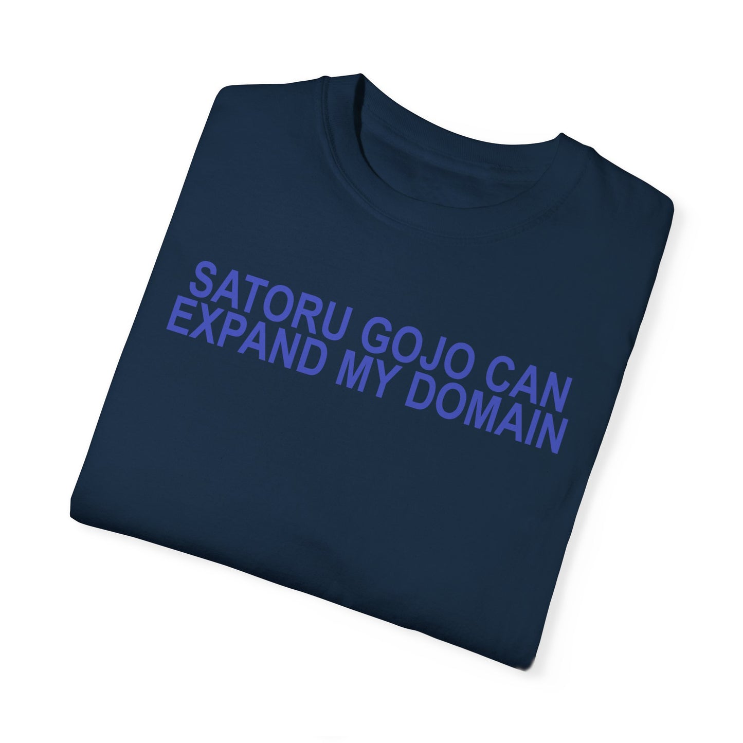 Expand my domain shirt Funny Gojos T-shirt Satorus merch for men women subtle minimal purple