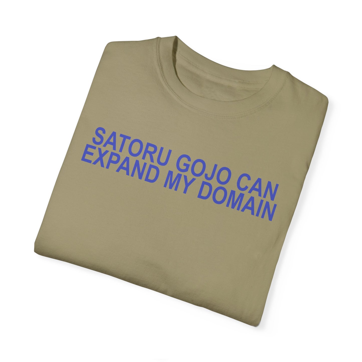 Expand my domain shirt Funny Gojos T-shirt Satorus merch for men women subtle minimal purple