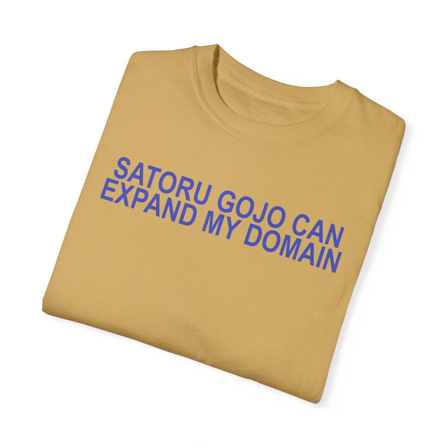 Expand my domain shirt Funny Gojos T-shirt Satorus merch for men women subtle minimal purple