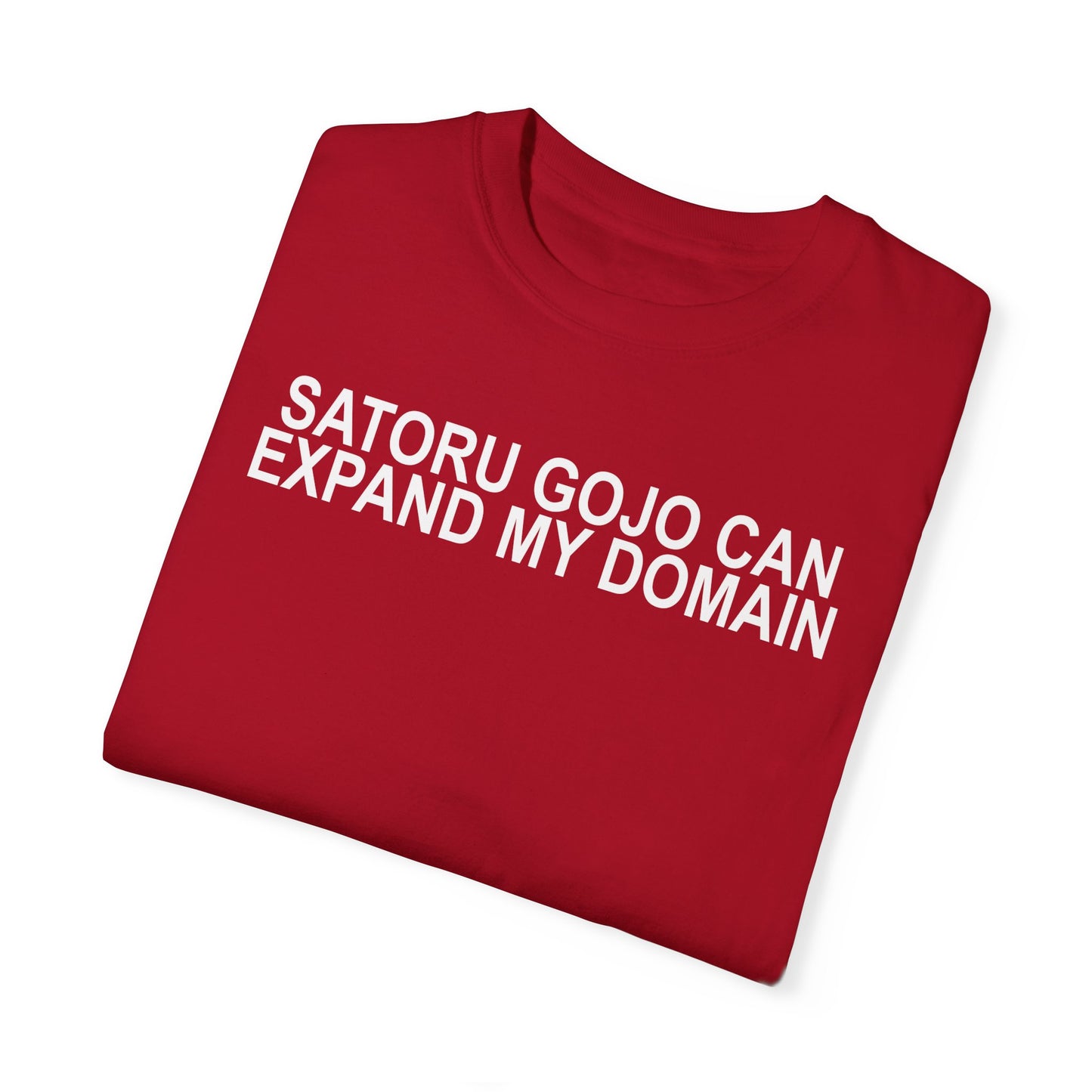 Expand my domain shirt Gojos T-shirt Satorus merch for men women subtle minimal funny