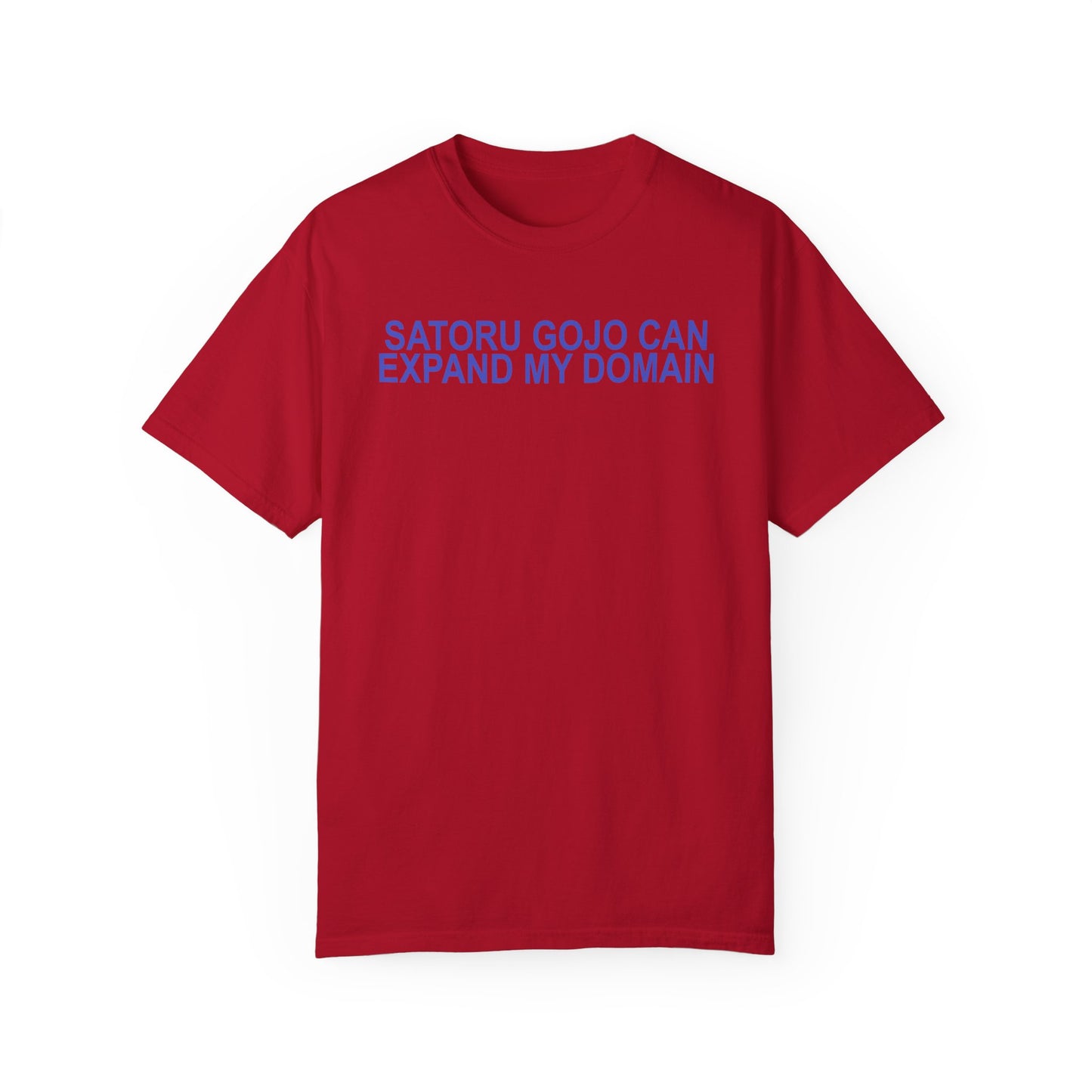 Expand my domain shirt Funny Gojos T-shirt Satorus merch for men women subtle minimal purple