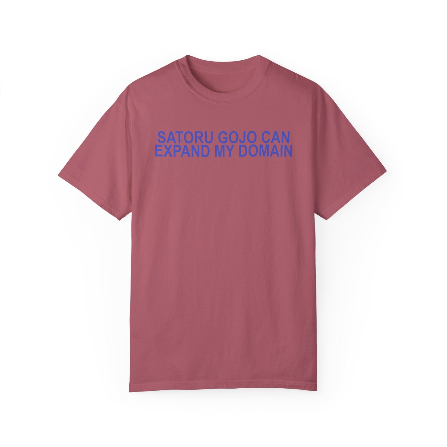 Expand my domain shirt Funny Gojos T-shirt Satorus merch for men women subtle minimal purple