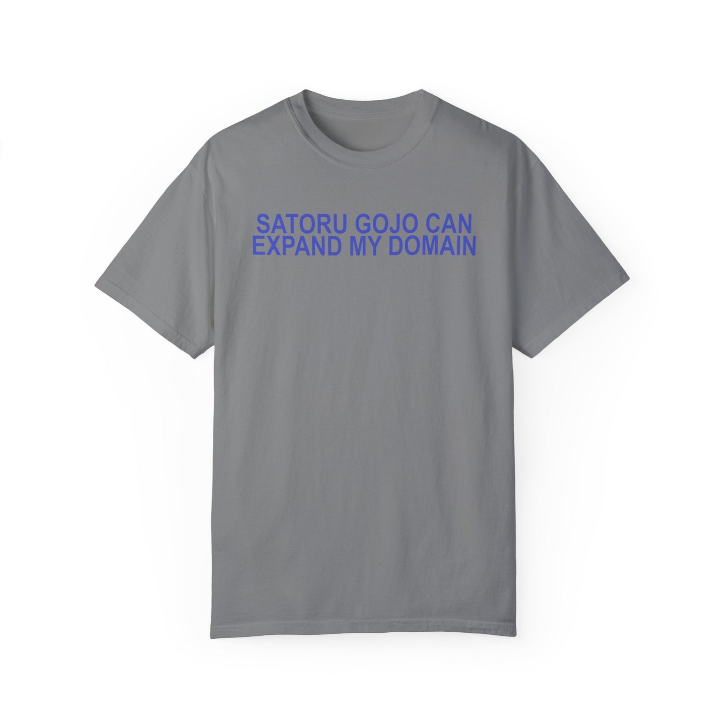 Expand my domain shirt Funny Gojos T-shirt Satorus merch for men women subtle minimal purple