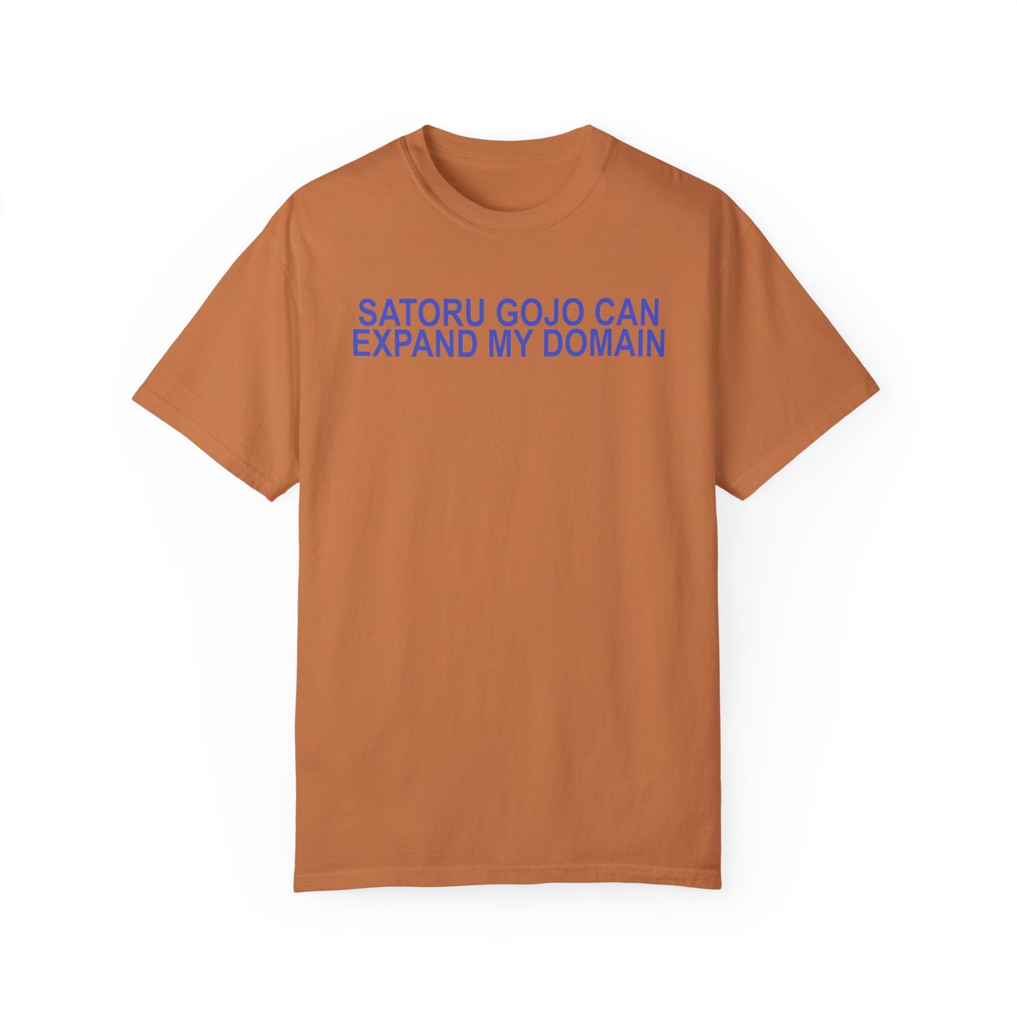 Expand my domain shirt Funny Gojos T-shirt Satorus merch for men women subtle minimal purple