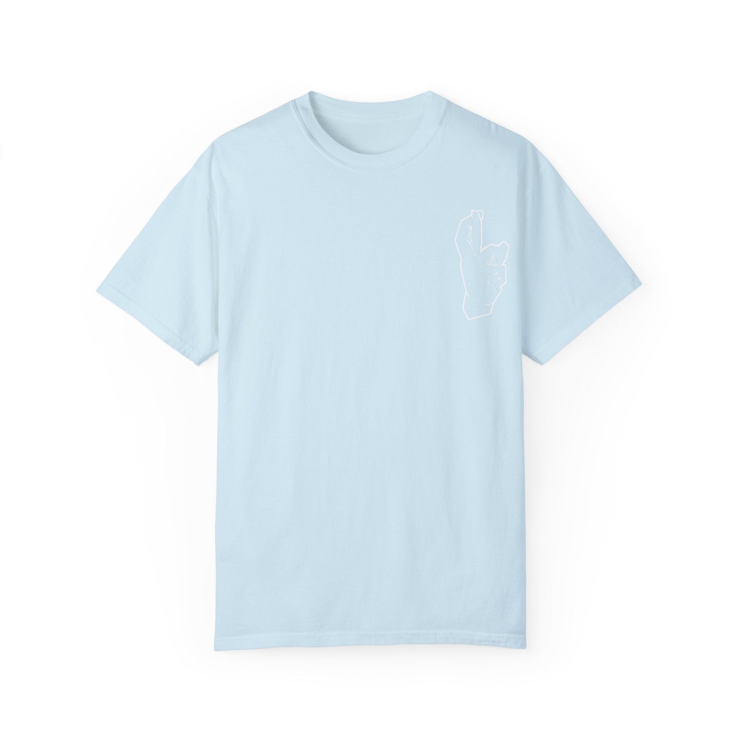 Gojos hand shirt T-shirt Satorus merch Expand my domain for men women subtle minimal sign