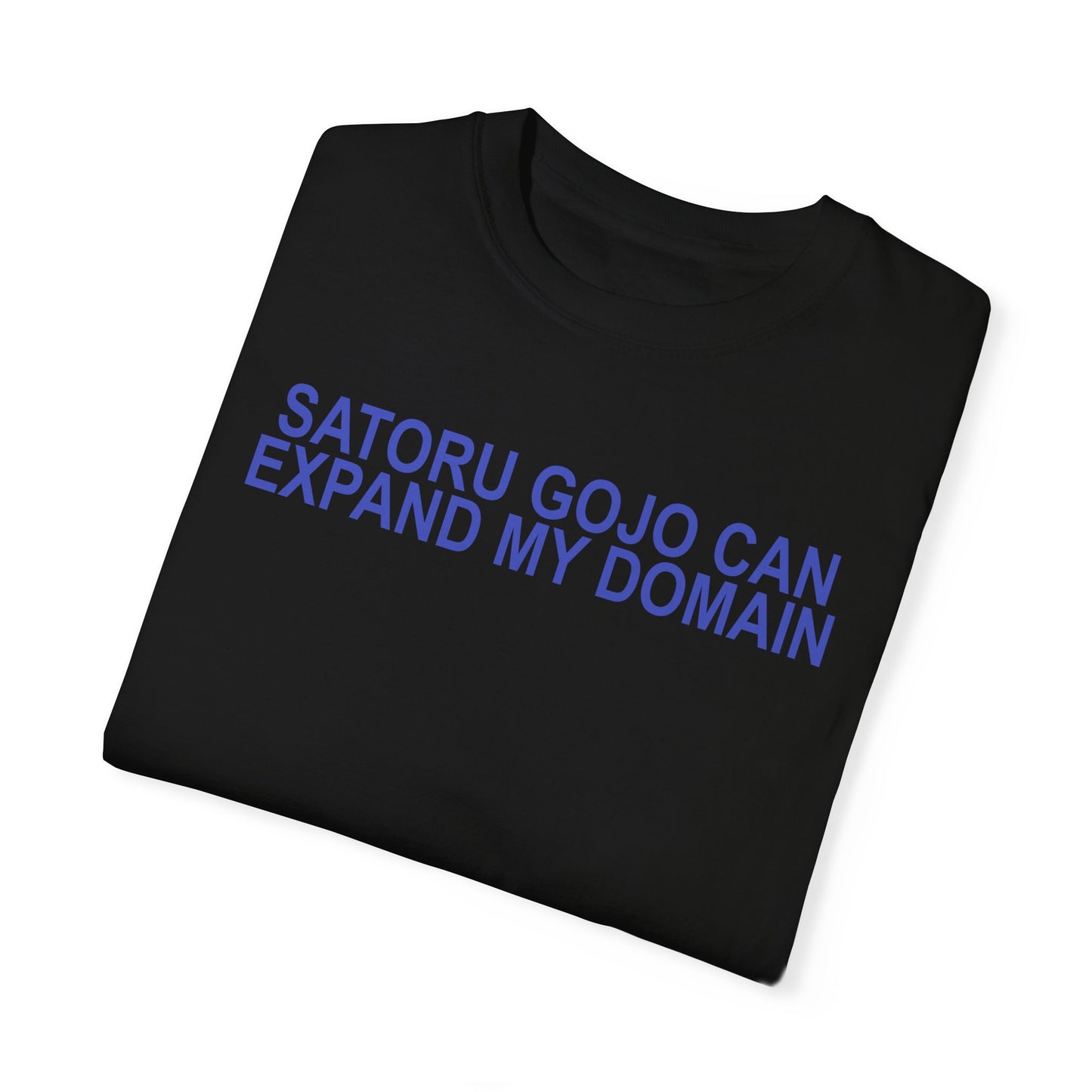 Expand my domain shirt Funny Gojos T-shirt Satorus merch for men women subtle minimal purple