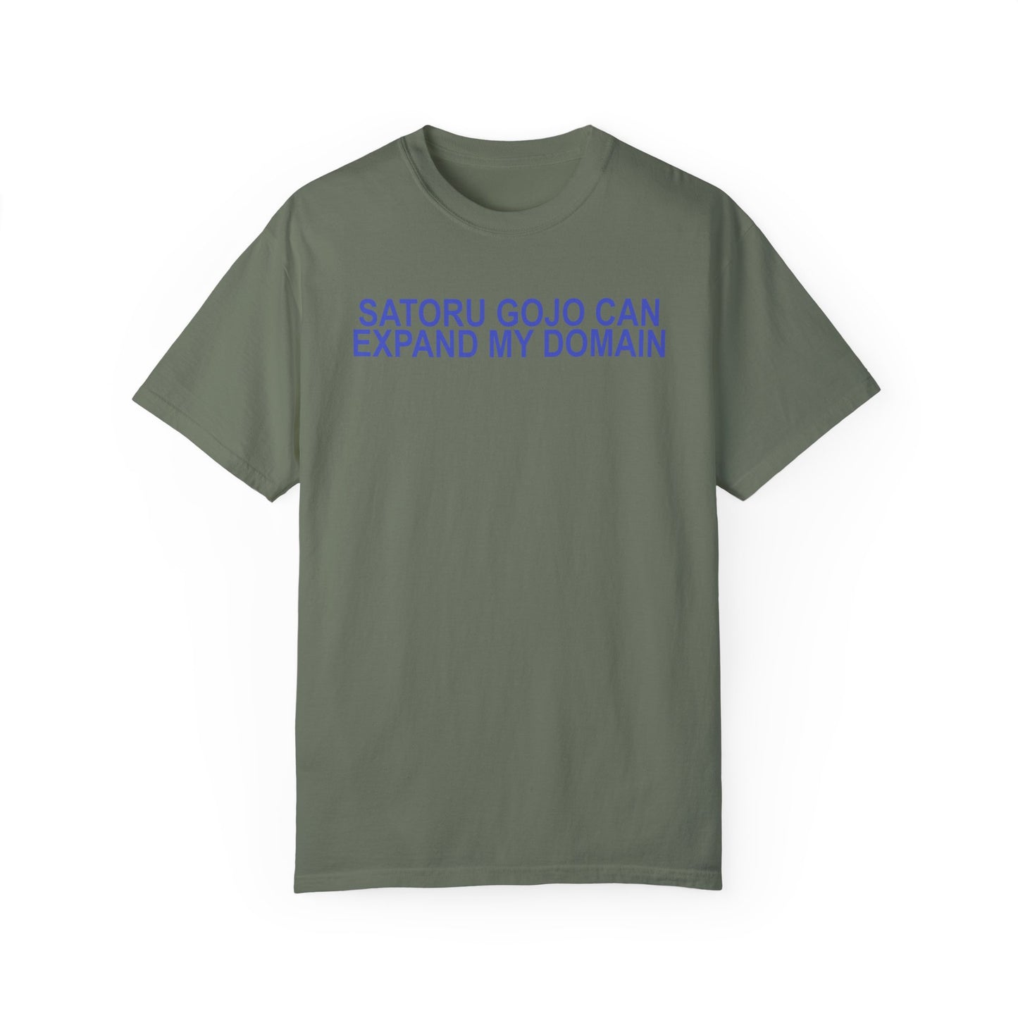 Expand my domain shirt Funny Gojos T-shirt Satorus merch for men women subtle minimal purple