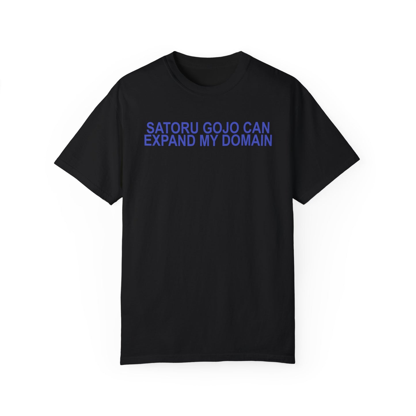 Expand my domain shirt Funny Gojos T-shirt Satorus merch for men women subtle minimal purple
