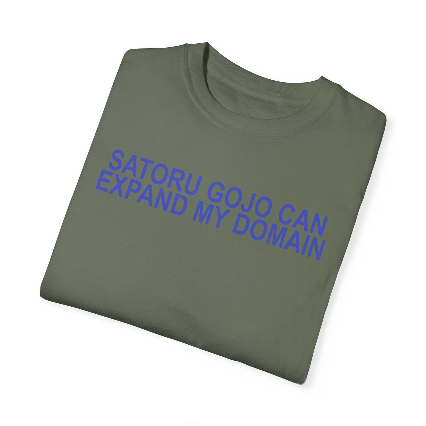Expand my domain shirt Funny Gojos T-shirt Satorus merch for men women subtle minimal purple