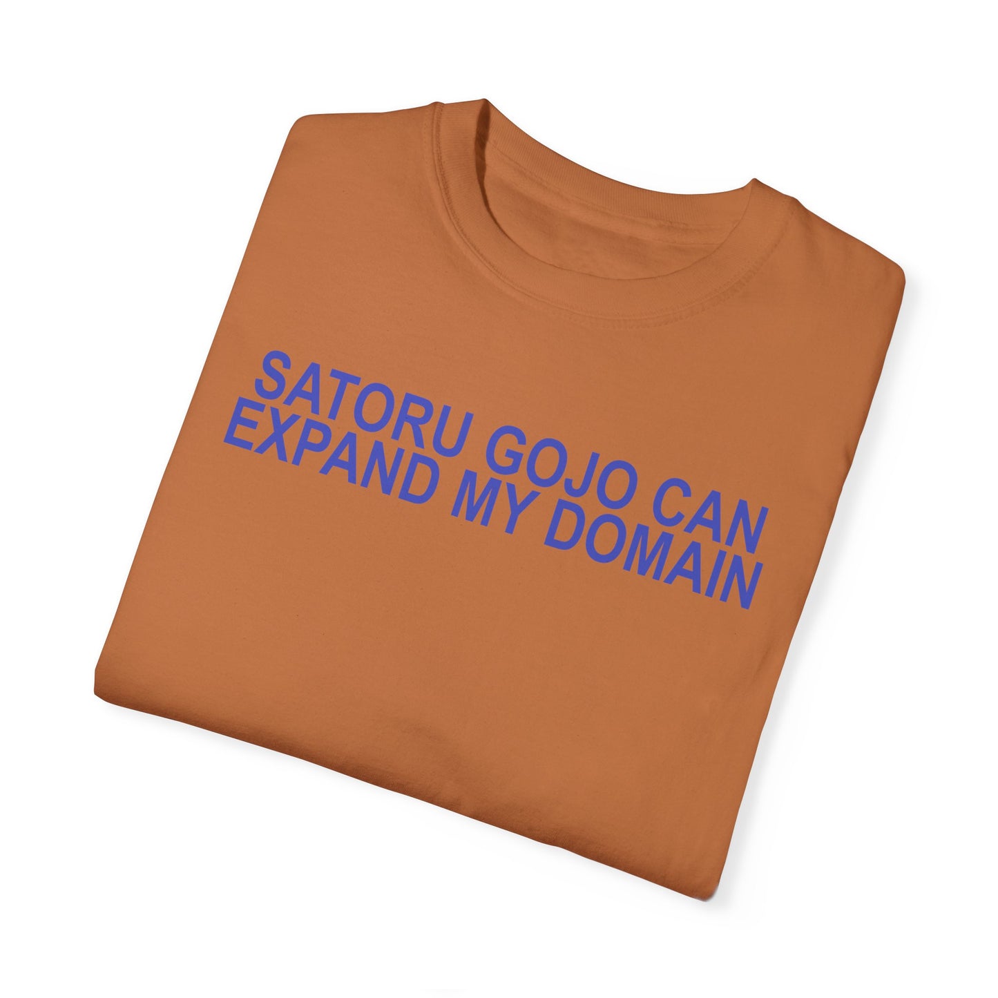 Expand my domain shirt Funny Gojos T-shirt Satorus merch for men women subtle minimal purple