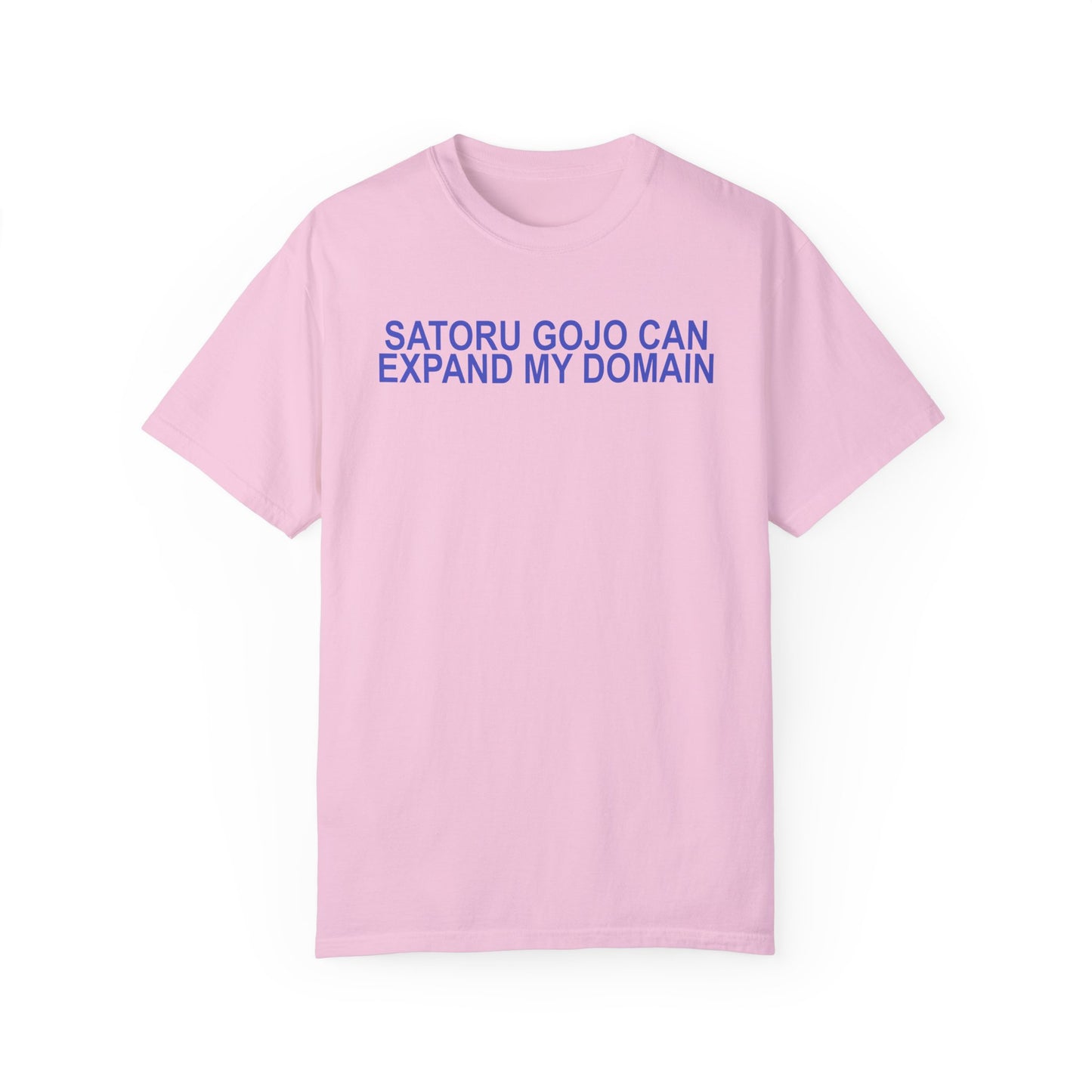 Expand my domain shirt Funny Gojos T-shirt Satorus merch for men women subtle minimal purple