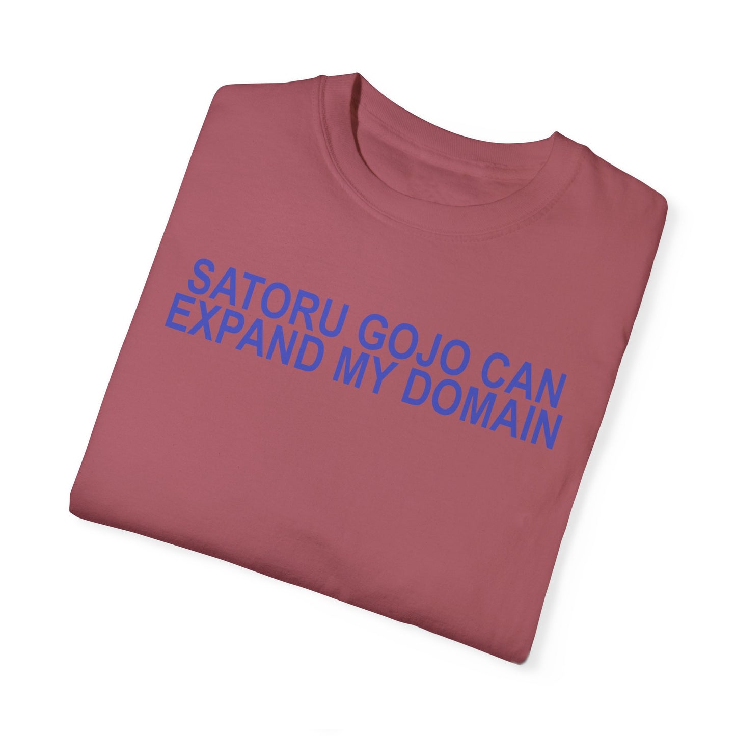 Expand my domain shirt Funny Gojos T-shirt Satorus merch for men women subtle minimal purple