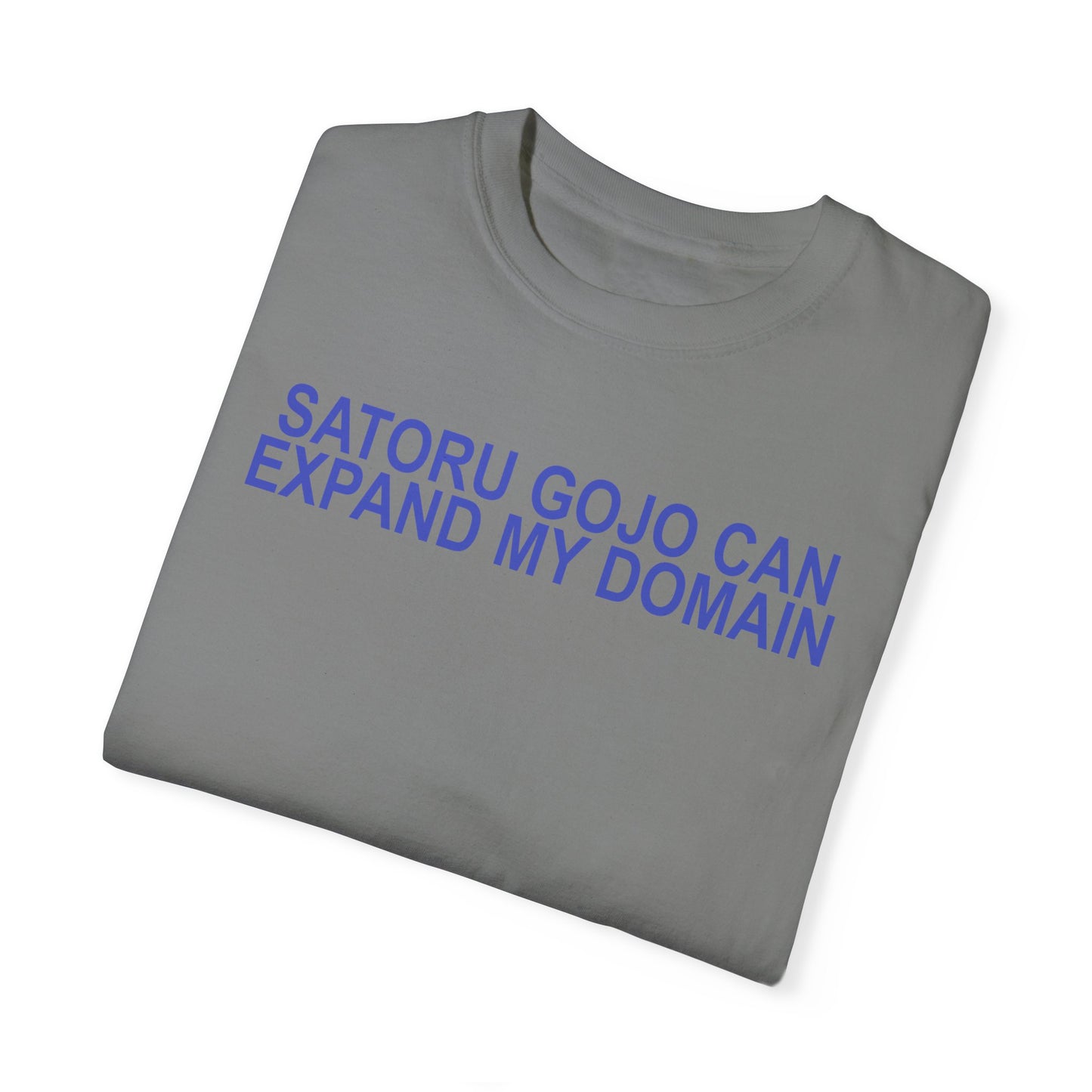 Expand my domain shirt Funny Gojos T-shirt Satorus merch for men women subtle minimal purple