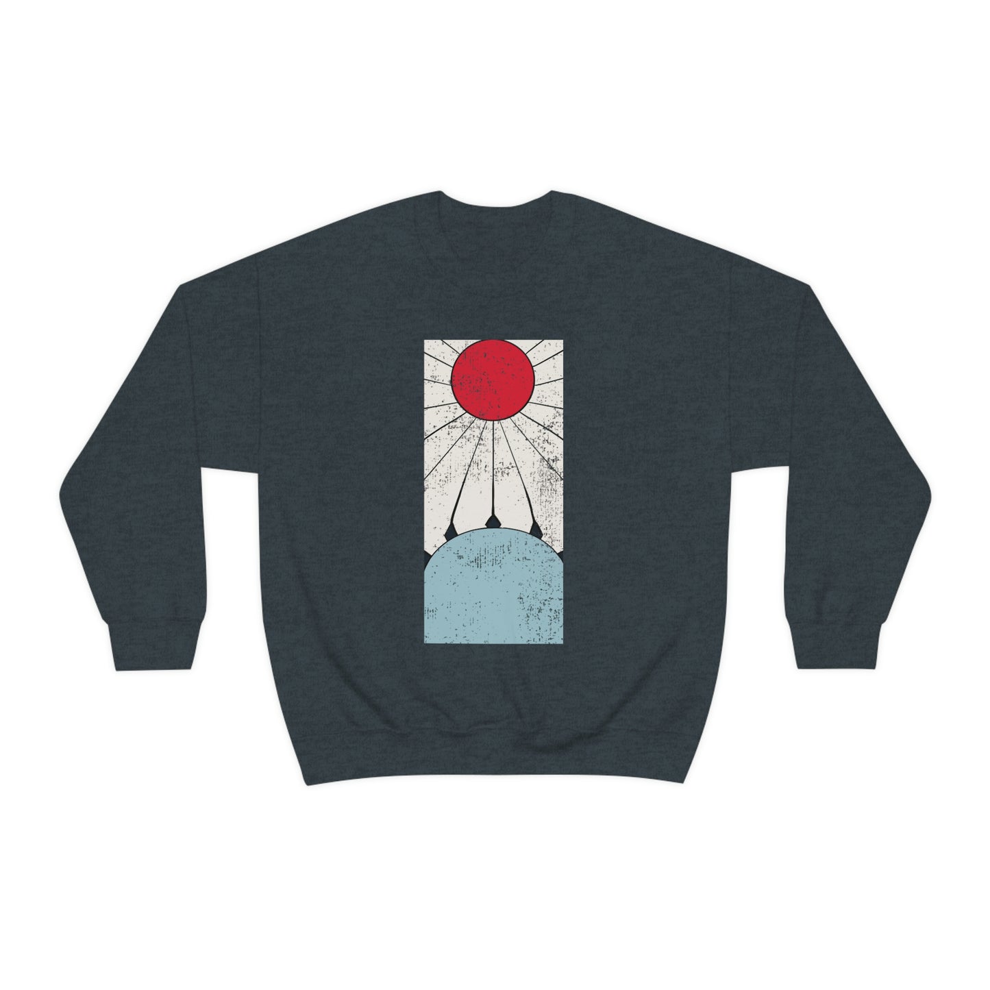 Hana fuda earrings Sweatshirt crew neck