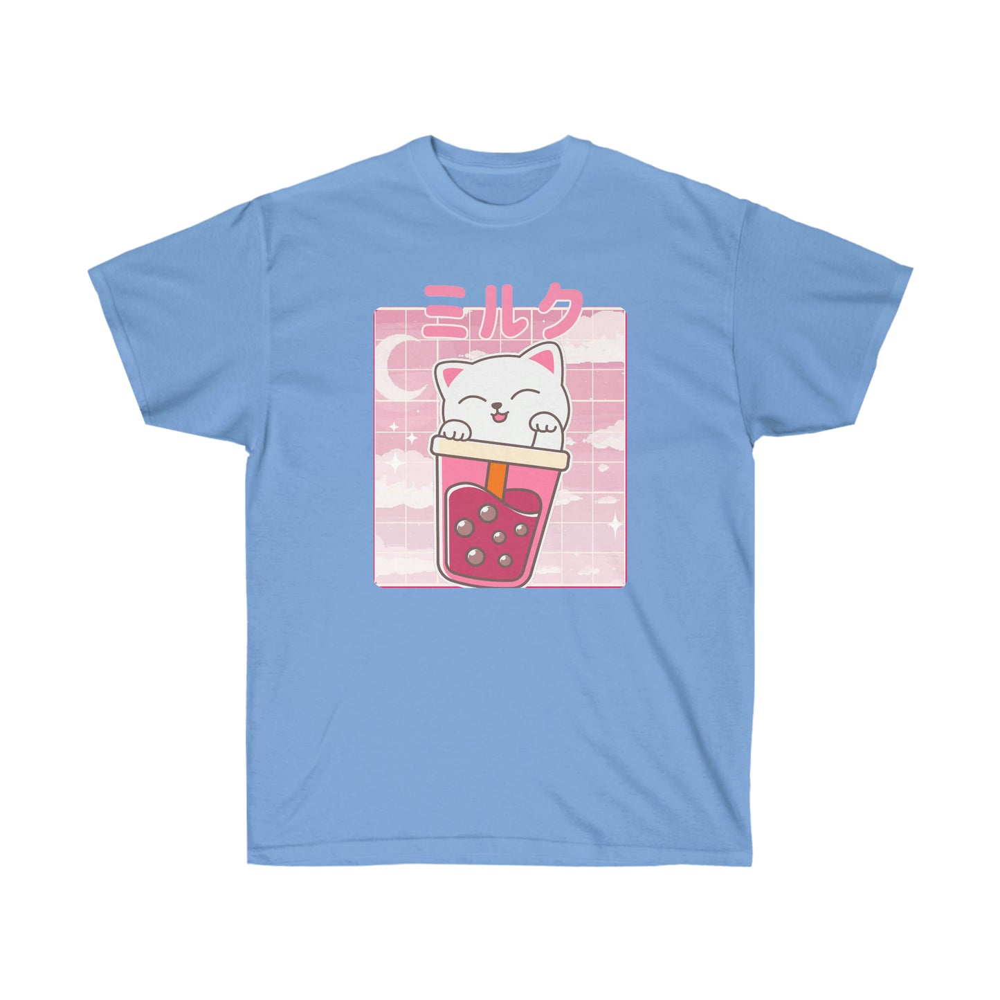 Kawaii Cat shirt Ramen Cute Chibi Kitten Japanese Yume Kawaii shirt Boba Tea Kawaii clothing T-shirt clothing pocket