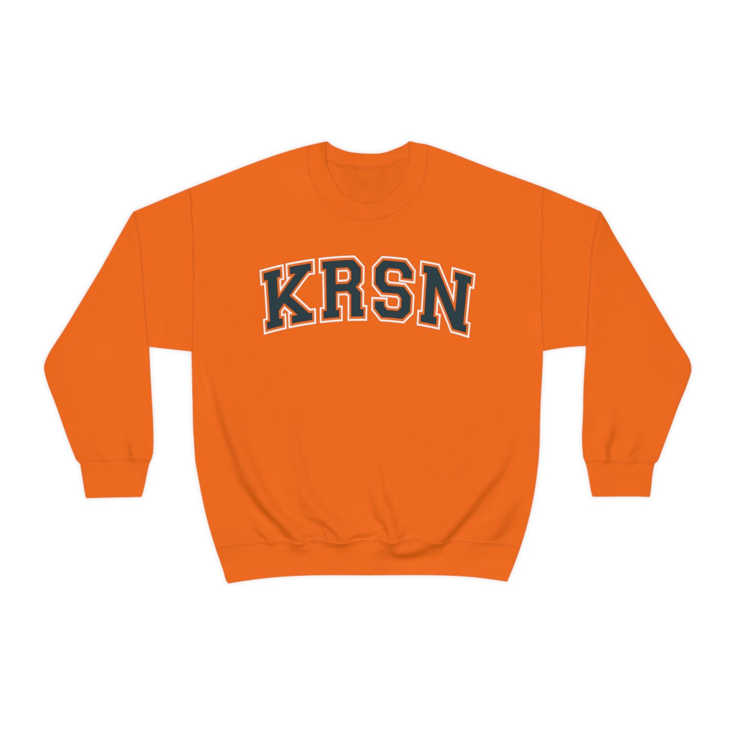 KRSN Crewneck Sweatshirt Volleyball College Nekomas KRSN High Volleyball Club FLY Karasuns