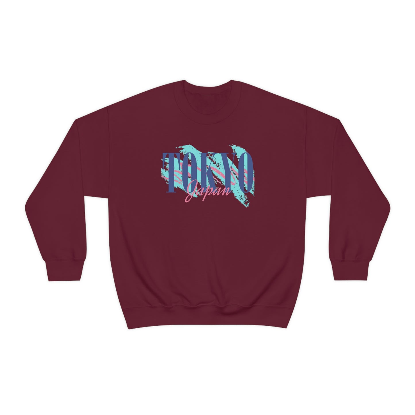 Tokyo Signature Sweatshirt Tokyo Japan Crewneck Retro Style Sweatshirt Vintage Inspired Sweater