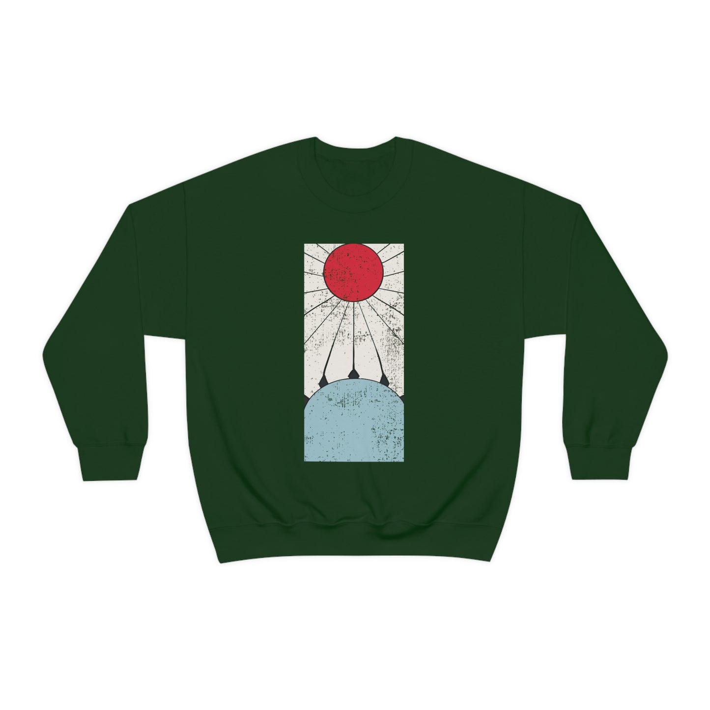 Hana fuda earrings Sweatshirt crew neck