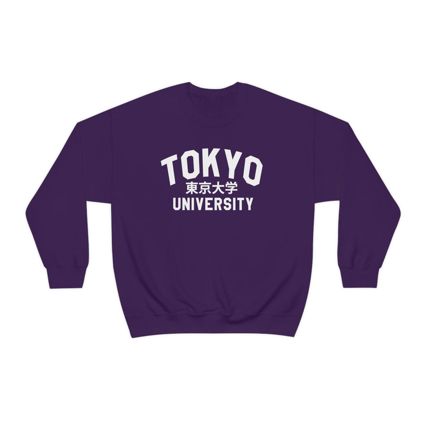 Tokyo University College Sweater Minimalist Crewneck Sweatshirt for Men and Women Souvenir Japan Colleges