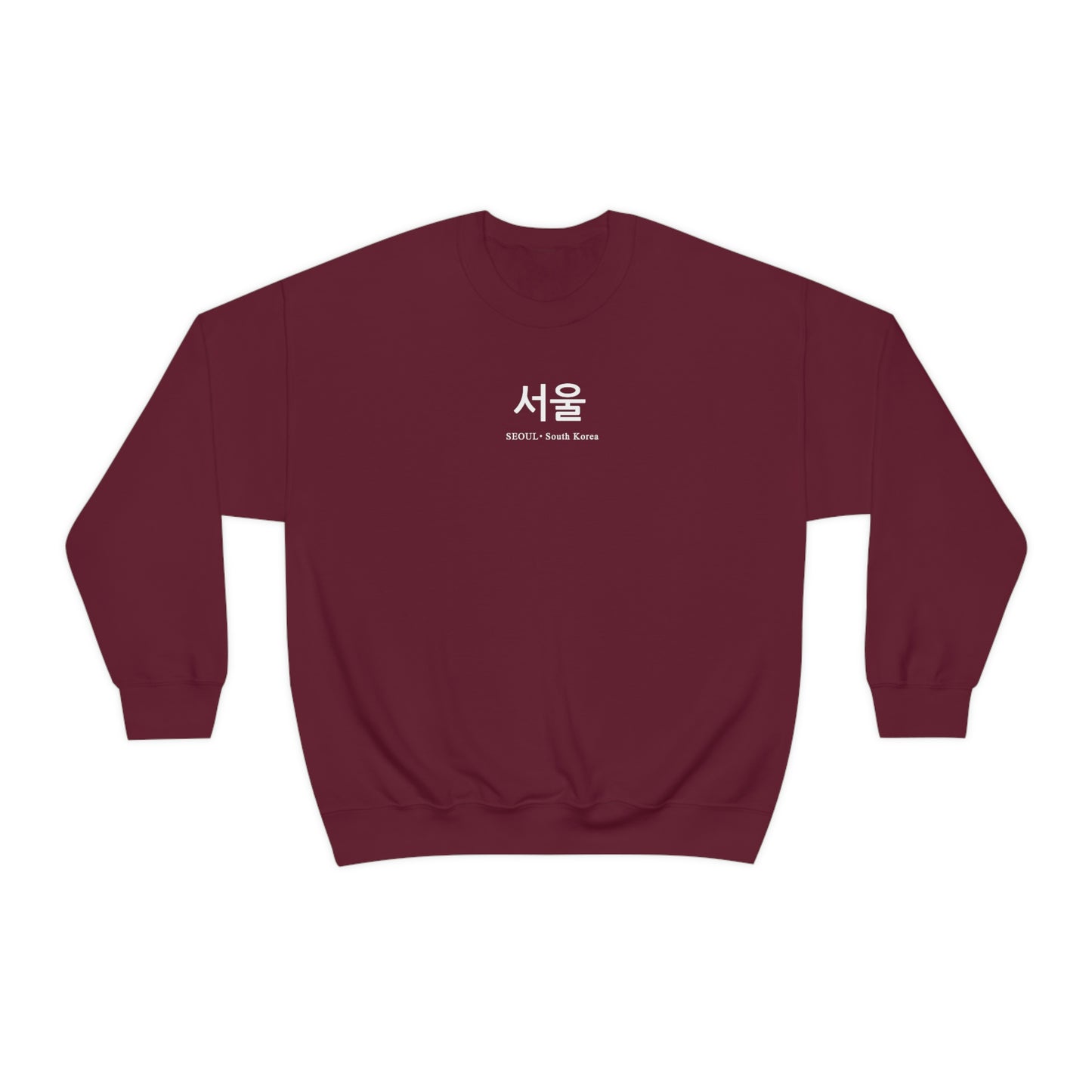 Seoul Sweatshirt Korean University Kawaii Style Kpop Oversize Cute City Aesthetic Gift Sweatshirt minimal minimalist Sweater crewneck