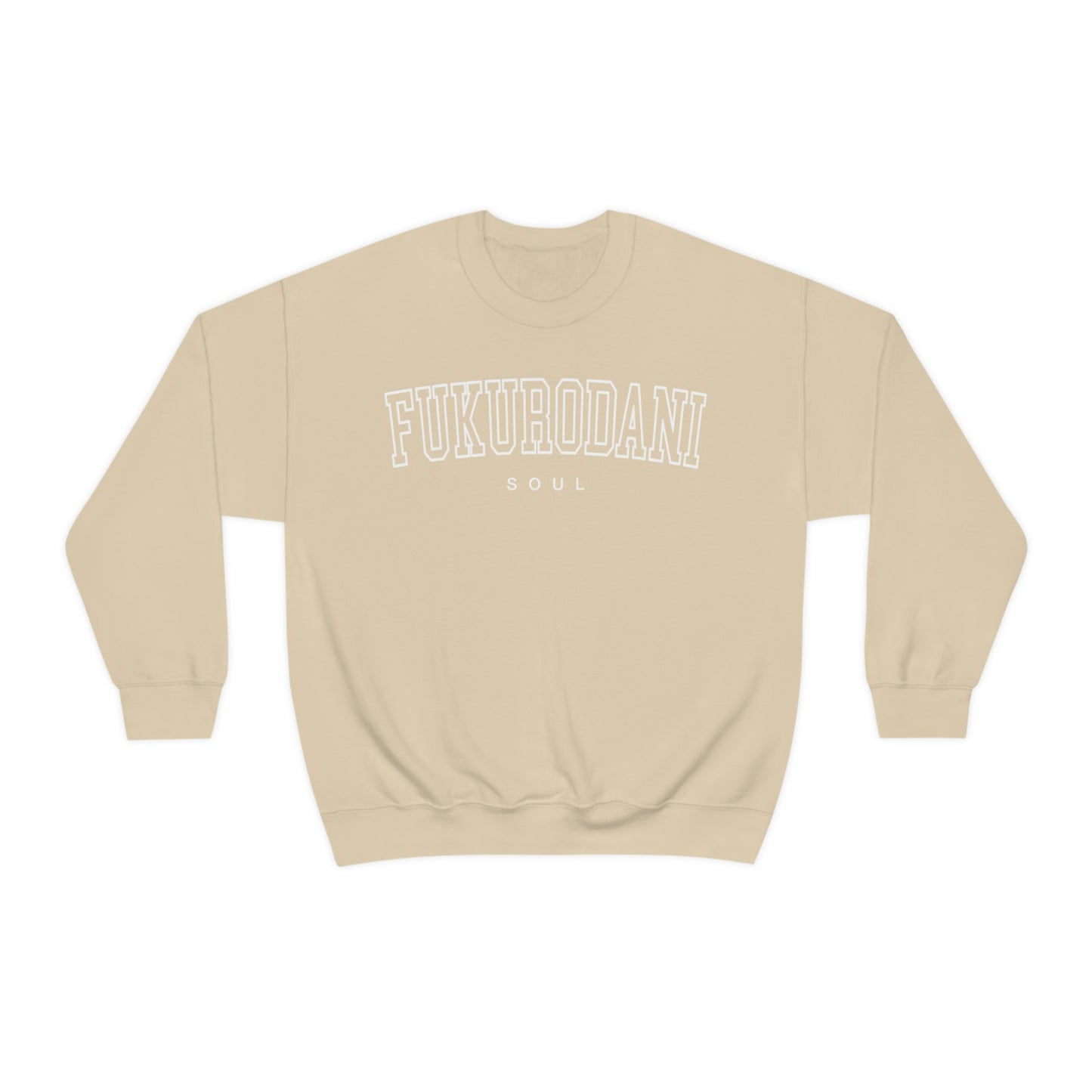 Fukurodanis Slogan Sweatshirt Crew neck Varsity sweatshirt jumper pullover Minimal Anime College Otaku School