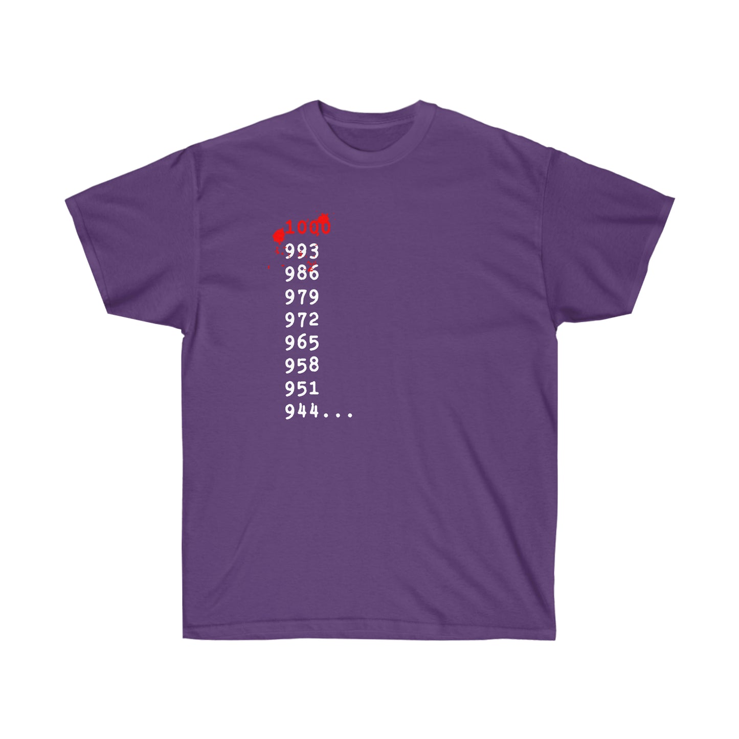 What's 1000 Minus 7? shirt T-Shirt 1000 - 7 Tokyo