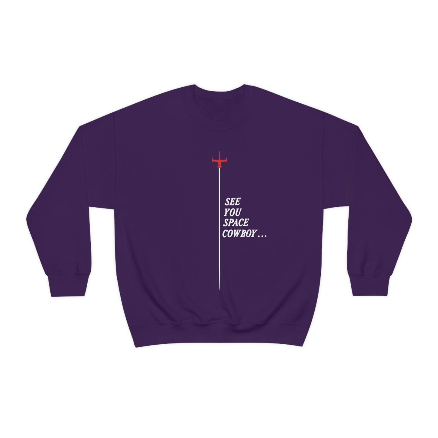 See you space sweatshirt crew neck