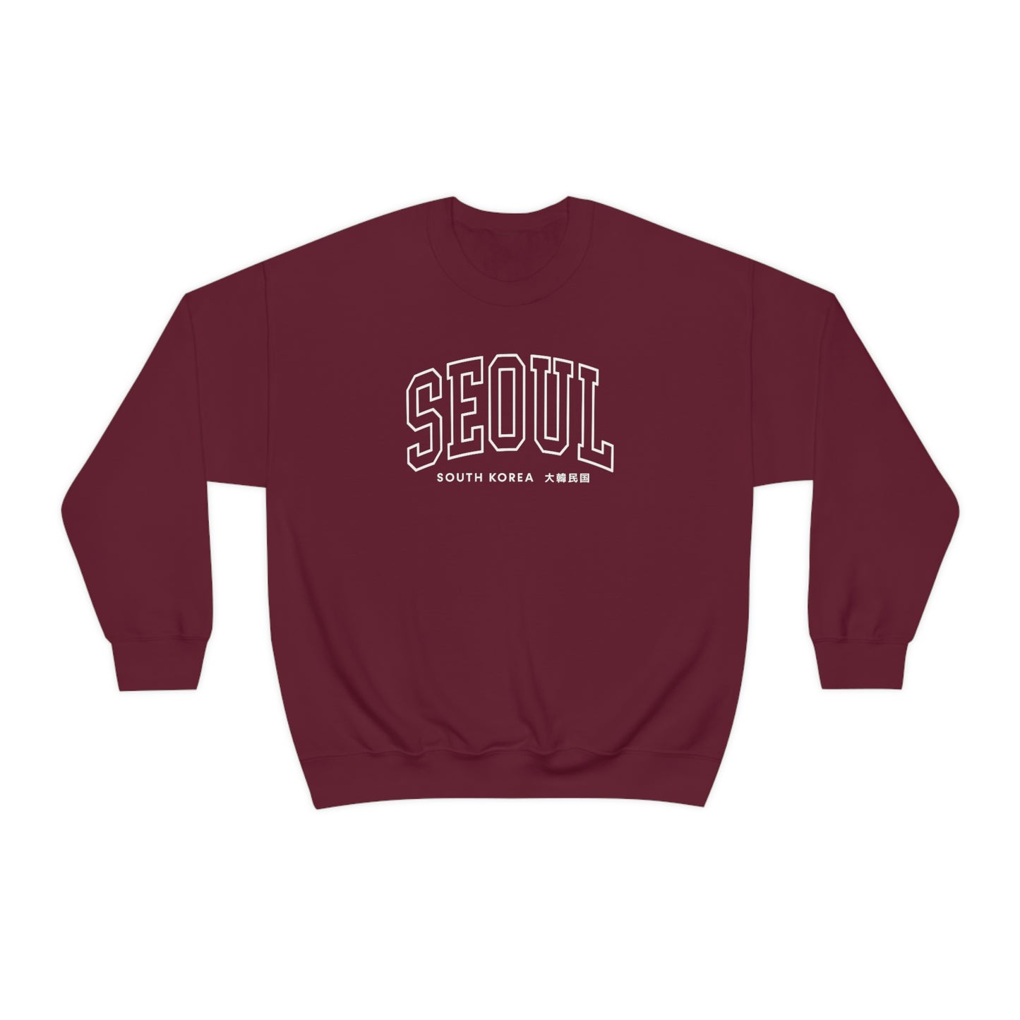 Seoul South Korea sweatshirt Unisex sweater Comfy Loose Fit Streetwear T-shirt K-Drama Multi-fandom K-pop birthday gift jumper