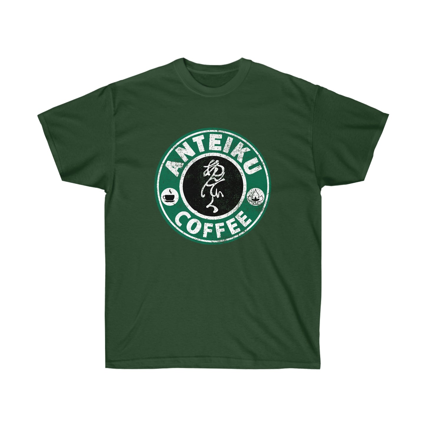 Anteiku Coffee Tokyo Goul Green Star t-Shirt Anteiku Cafe