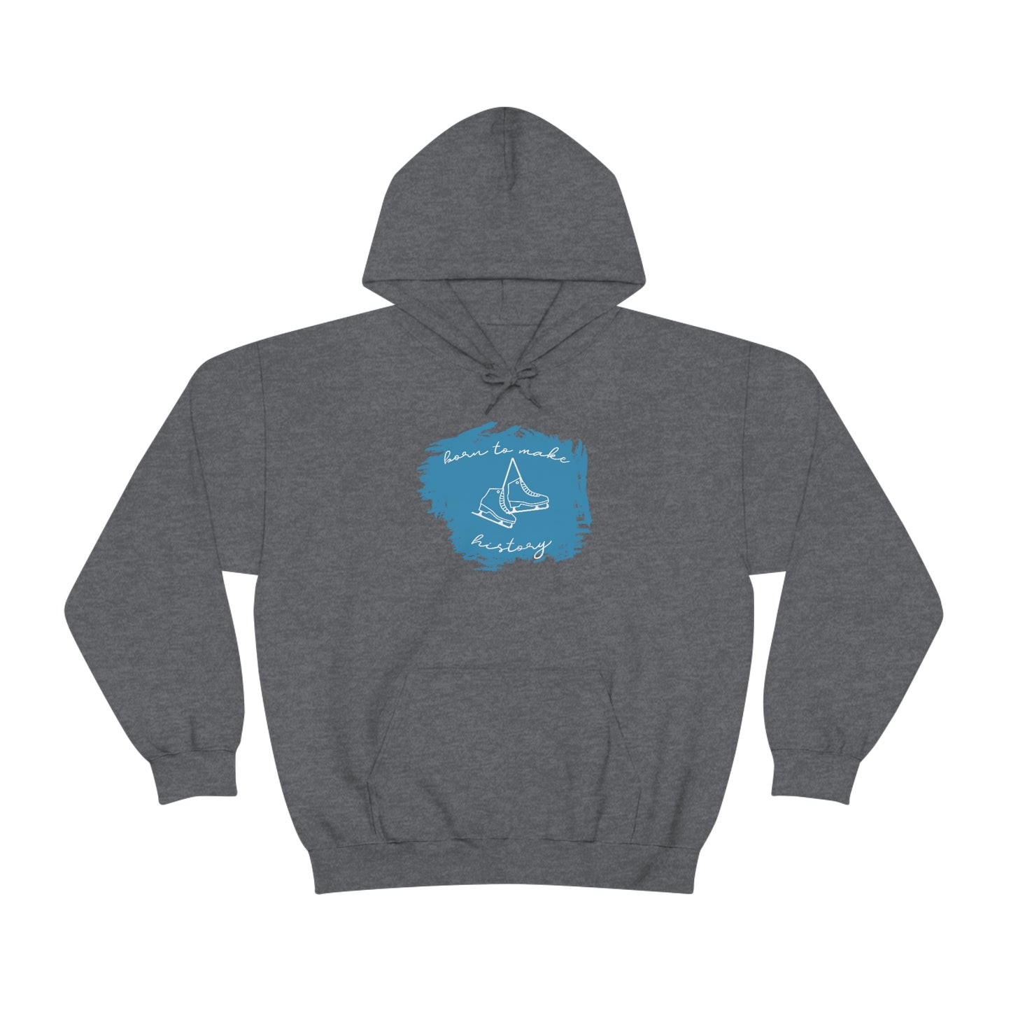 Born To Make History Hoodie Ice Skate Anime Sweater Jumper V2