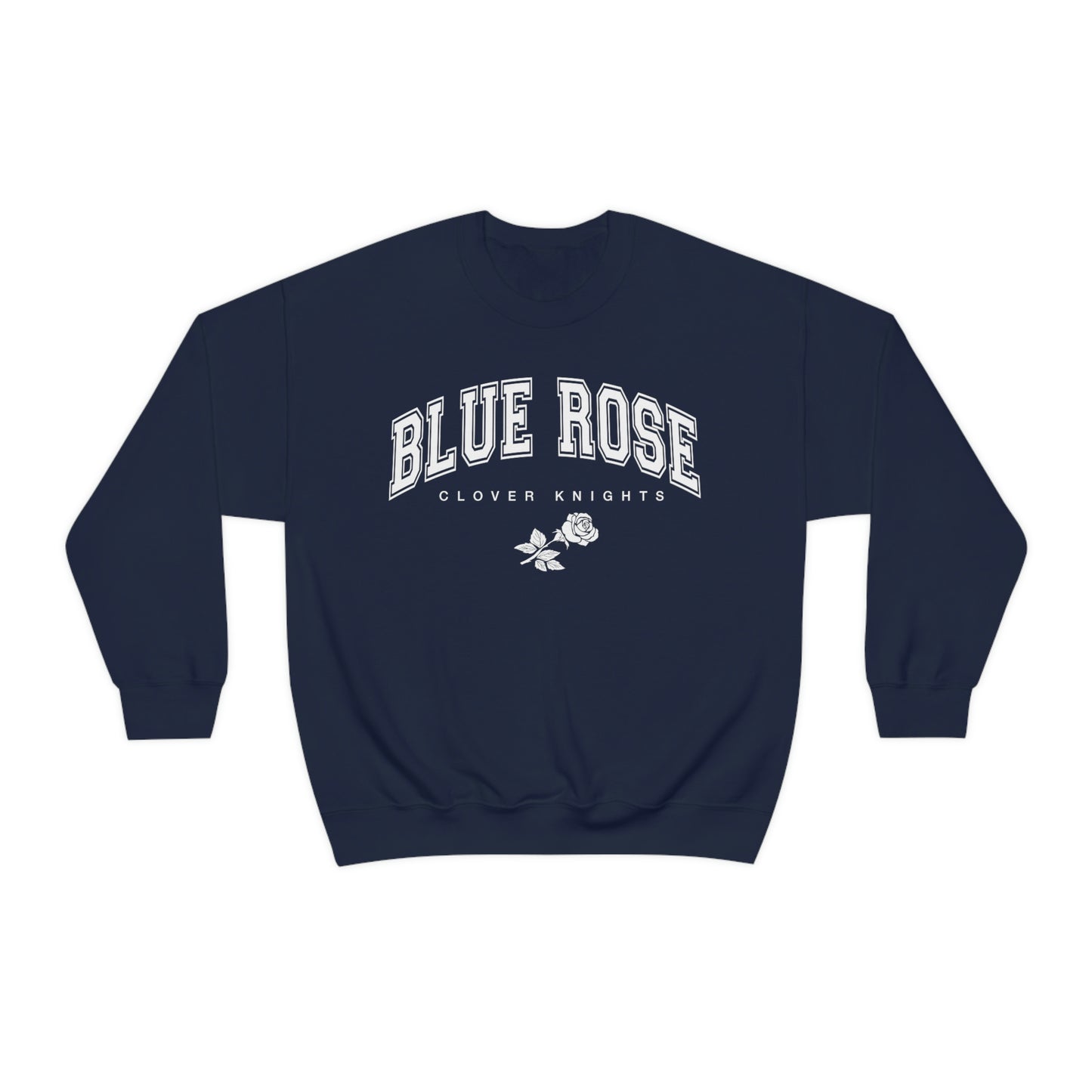 Blue Rose sweatshirt crew neck