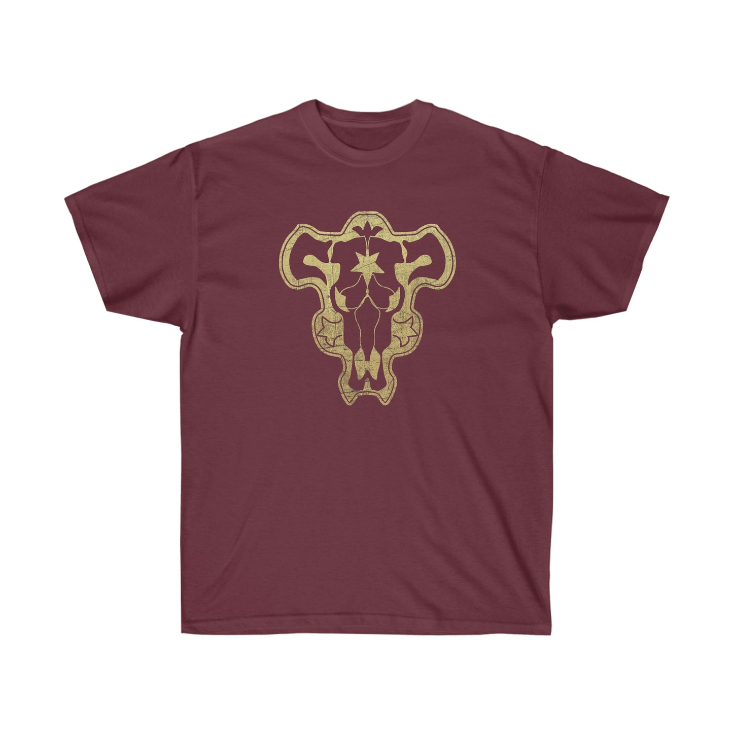 Black Bulls symbol shirt Squad Emblem t-shirt Black Clovers Yami Asta