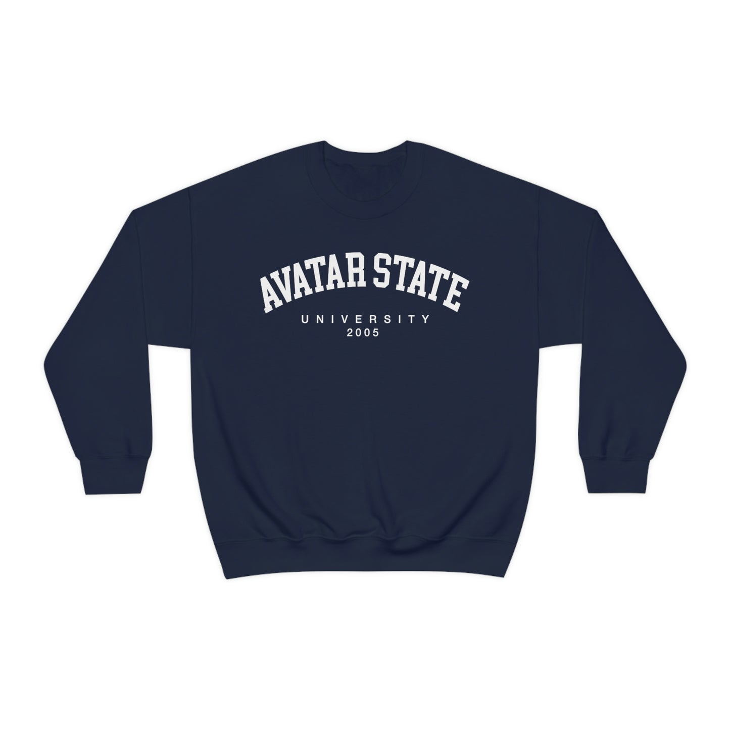 Avatars State University Crewneck Sweatshirt Oversized Anime Pullover Unisex Sweatshirt est 2005