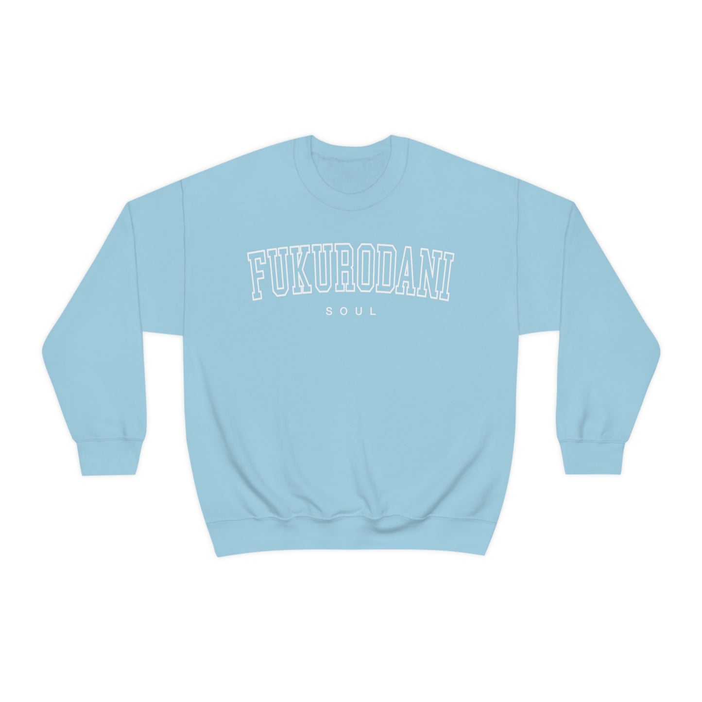 Fukurodanis Slogan Sweatshirt Crew neck Varsity sweatshirt jumper pullover Minimal Anime College Otaku School