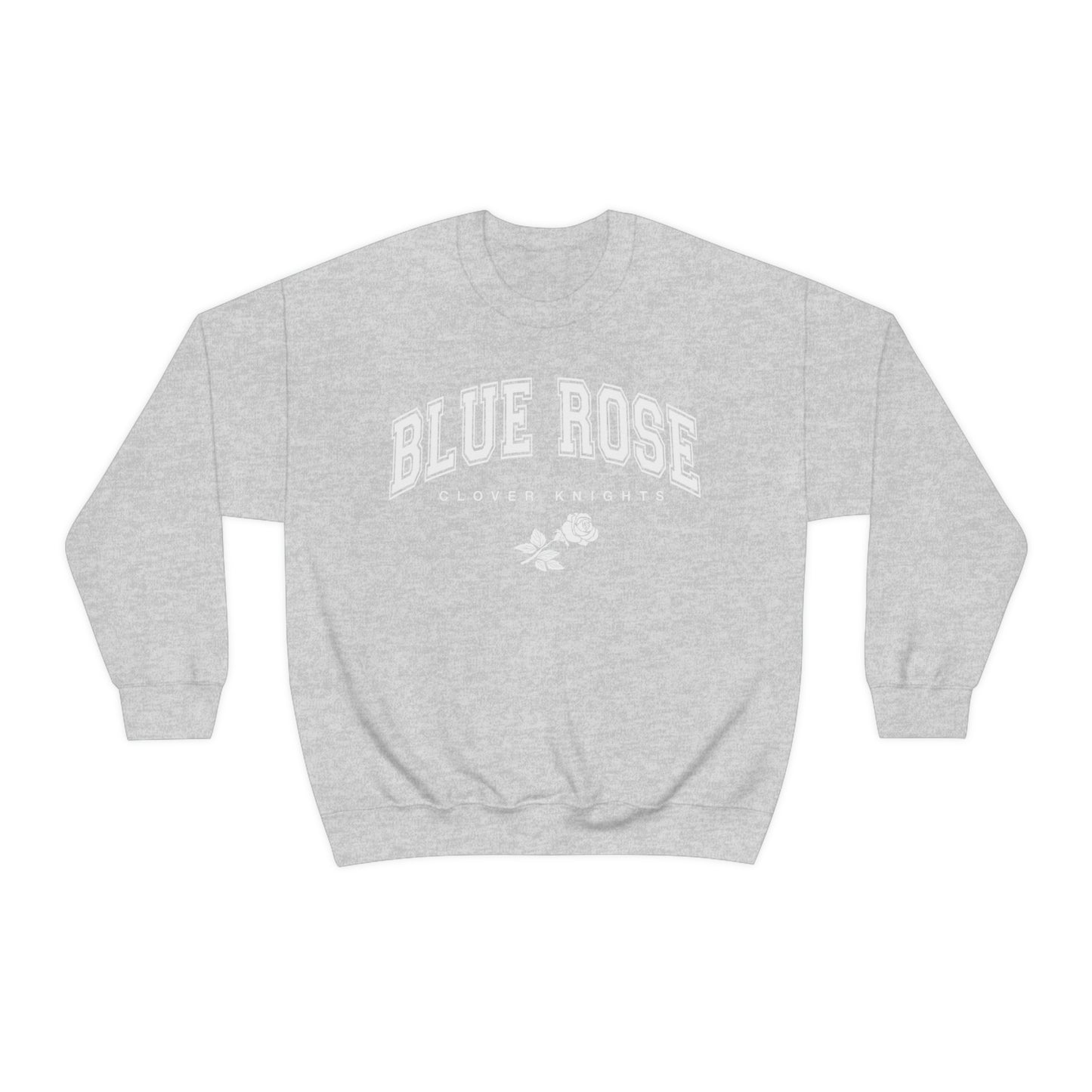 Blue Rose sweatshirt crew neck