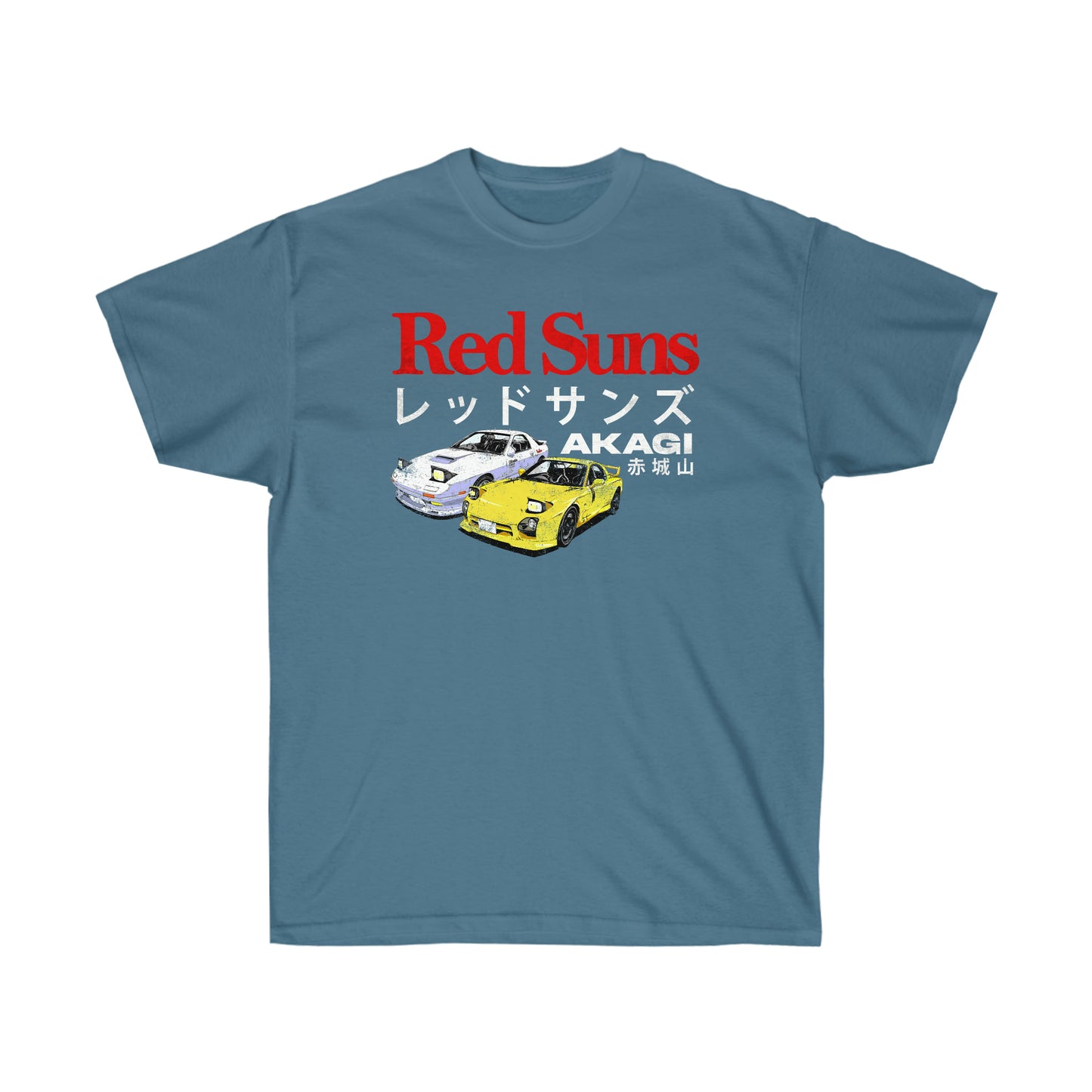 Akagis RedSuns T-Shirt JDM Racing Drifting Race D shirt