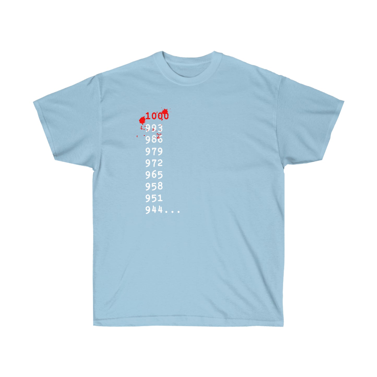 What's 1000 Minus 7? shirt T-Shirt 1000 - 7 Tokyo