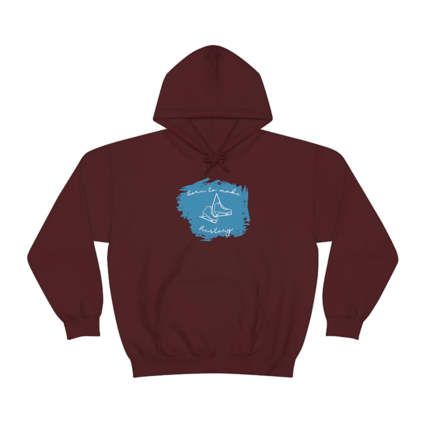 Born To Make History Hoodie Ice Skate Anime Sweater Jumper V2