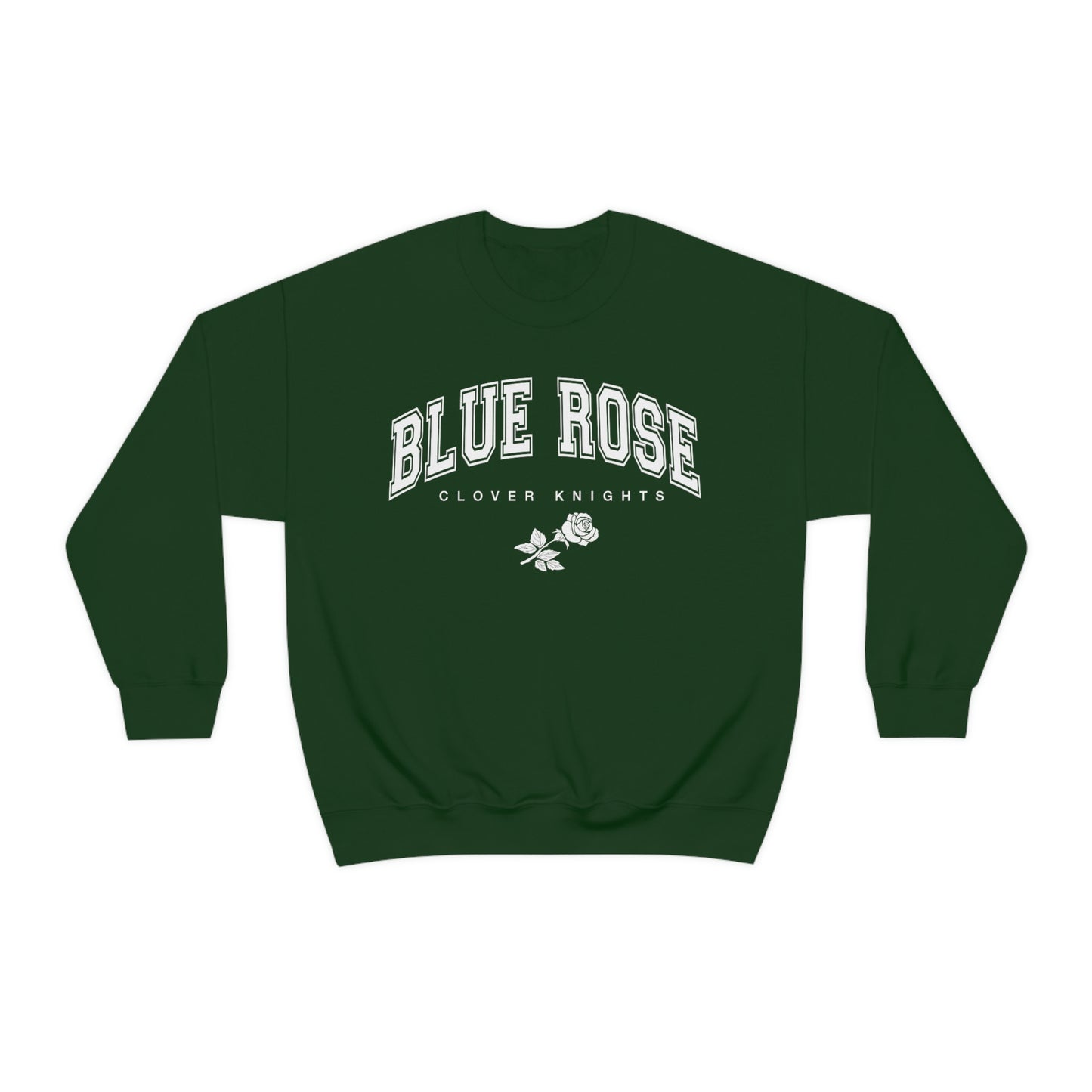 Blue Rose sweatshirt crew neck