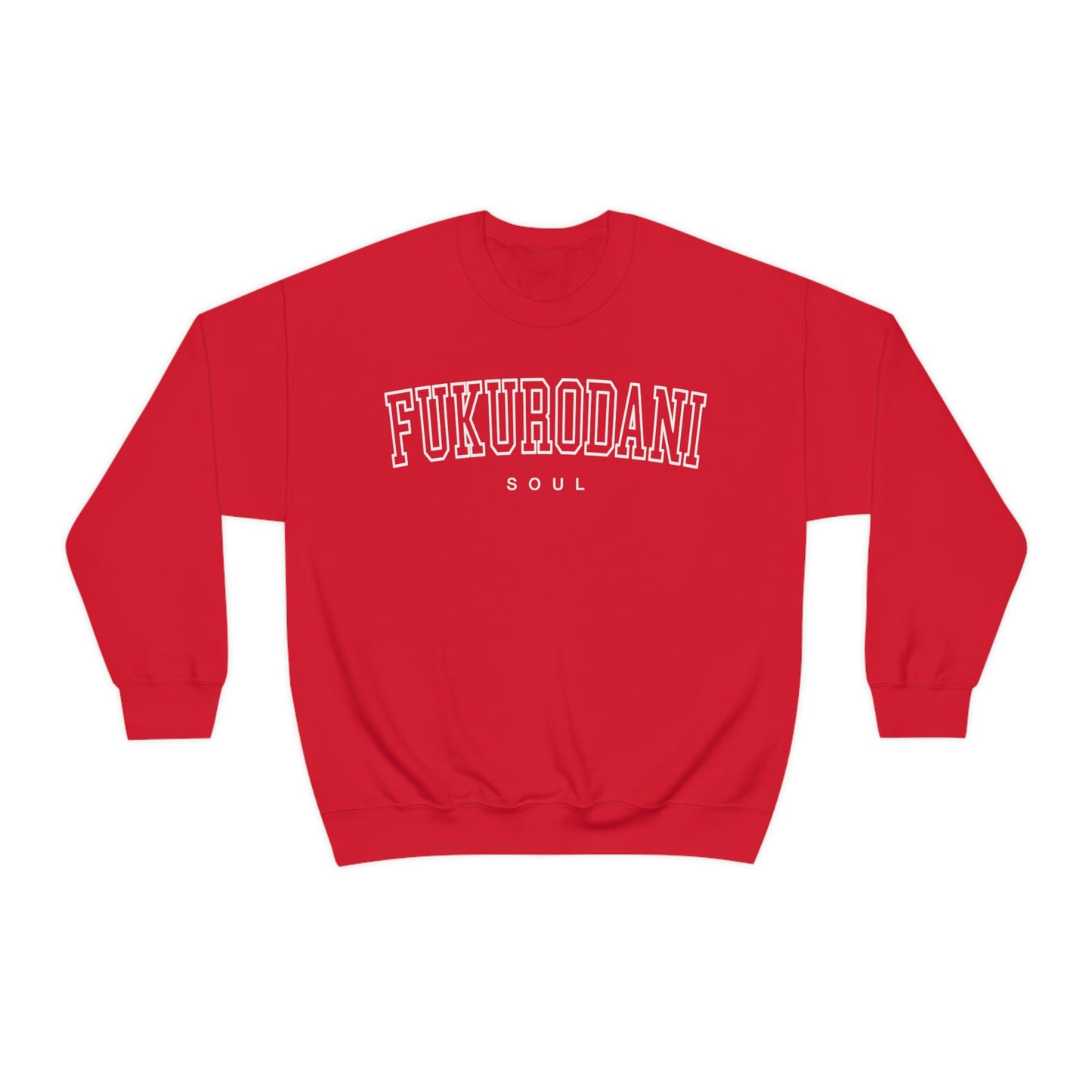 Fukurodanis Slogan Sweatshirt Crew neck Varsity sweatshirt jumper pullover Minimal Anime College Otaku School