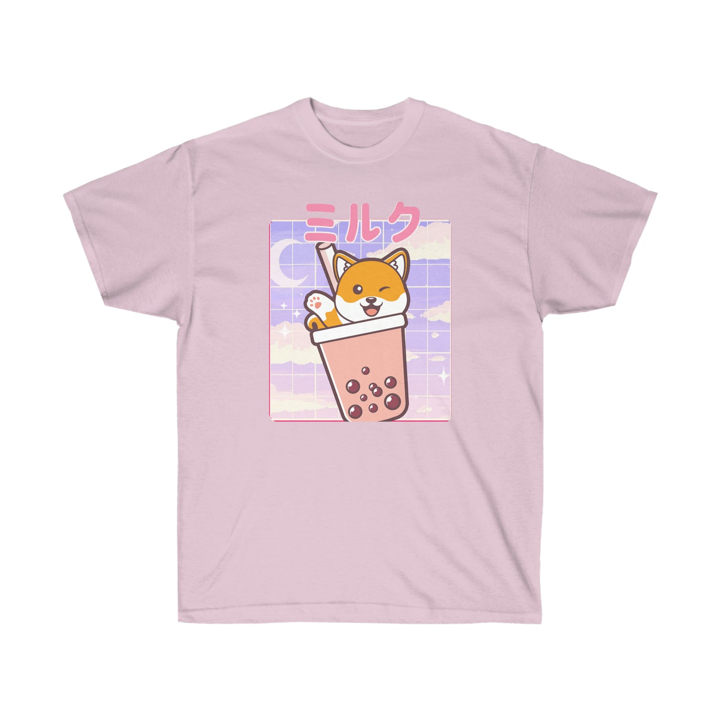 Shiba Inu shirt Cute Yume Kawaii shirt Boba Tea Kawaii clothing T-shirt clothing Fairy kei Pockys