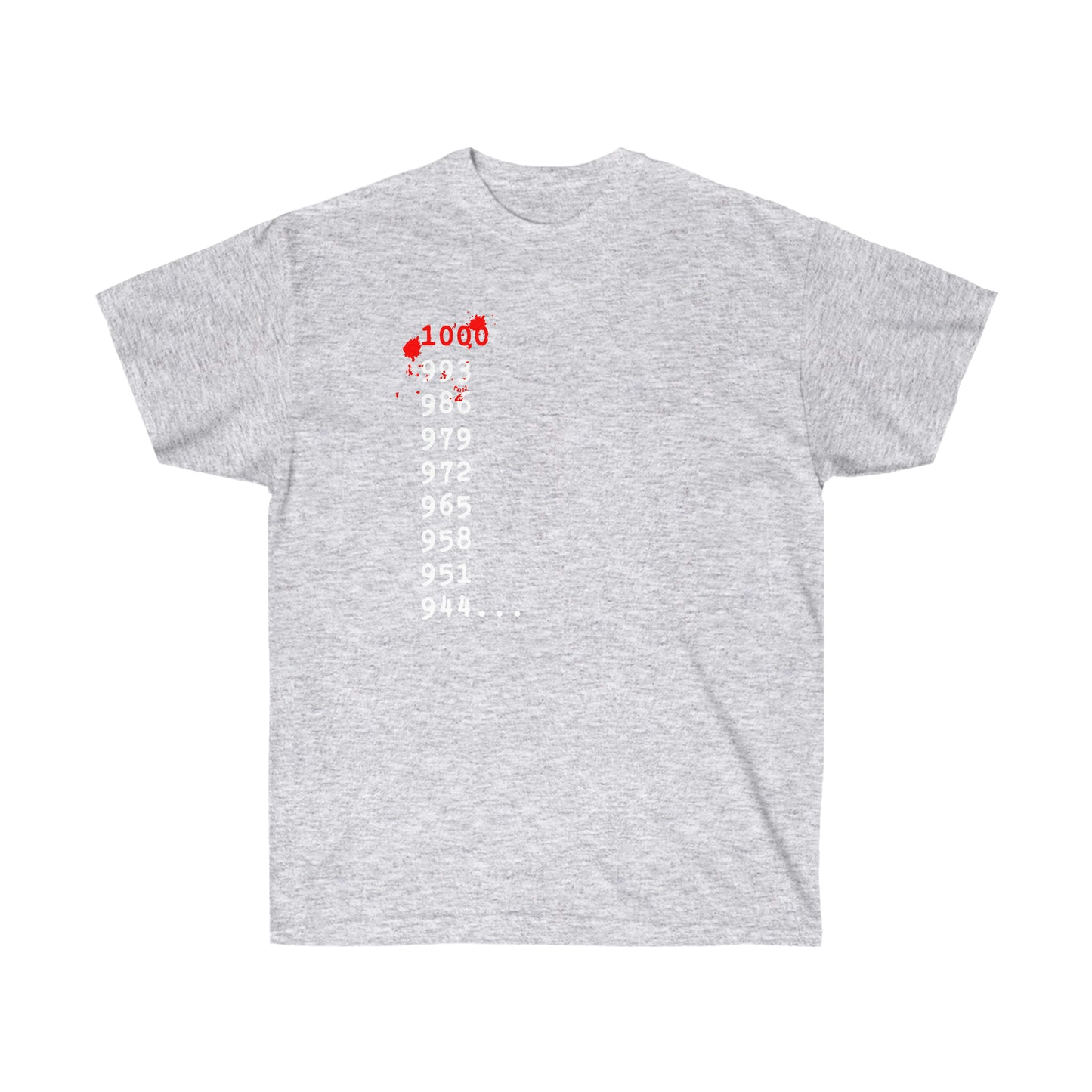 What's 1000 Minus 7? shirt T-Shirt 1000 - 7 Tokyo