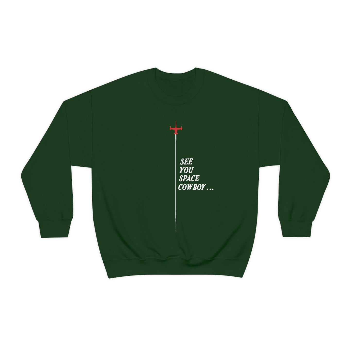 See you space sweatshirt crew neck